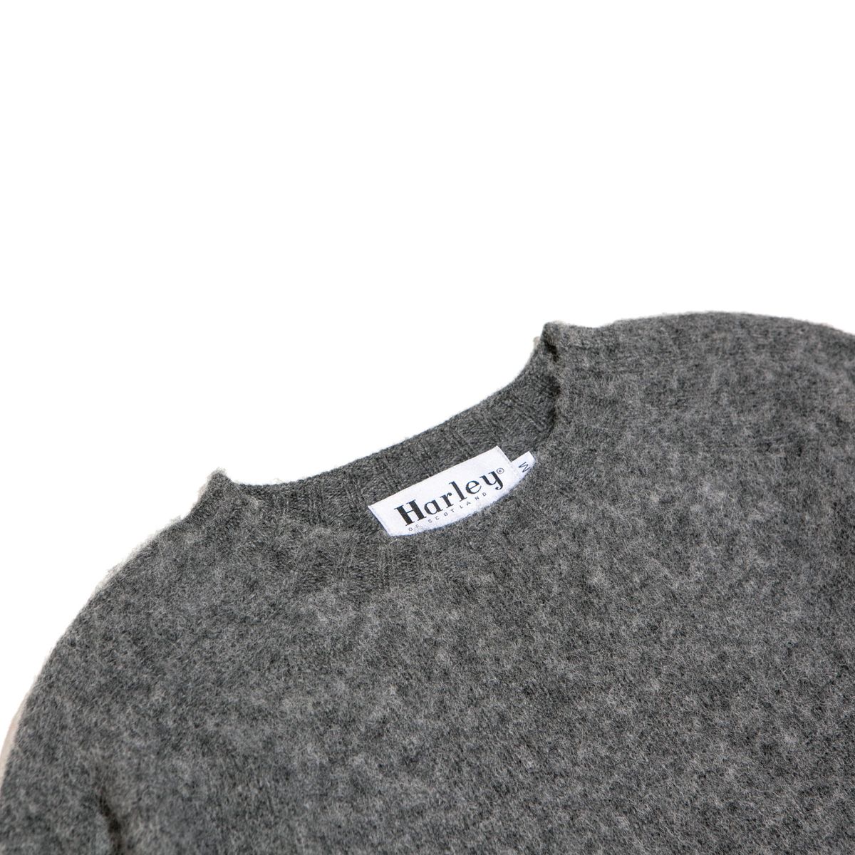 할리 오브 스코틀랜드(HARLEY OF SCOTLAND) Shaggy Dog Crew Neck Sweater - Oxford