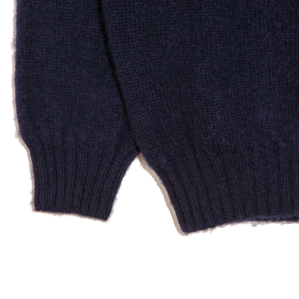 할리 오브 스코틀랜드(HARLEY OF SCOTLAND) Shaggy Dog Crew Neck Sweater - New Navy