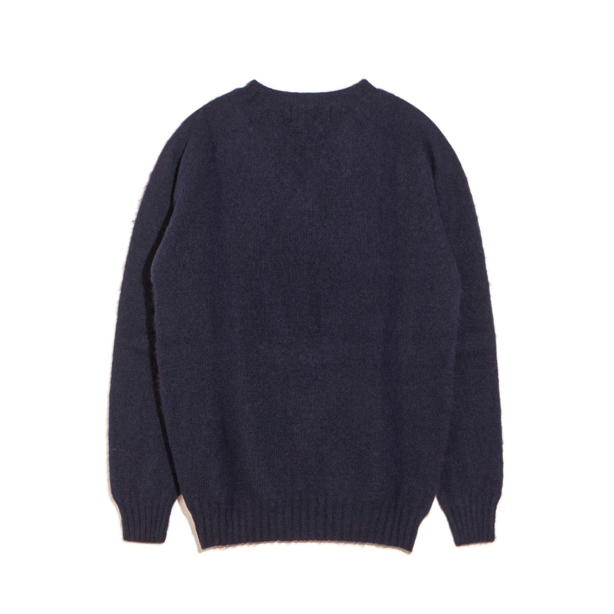 할리 오브 스코틀랜드(HARLEY OF SCOTLAND) Shaggy Dog Crew Neck Sweater - New Navy