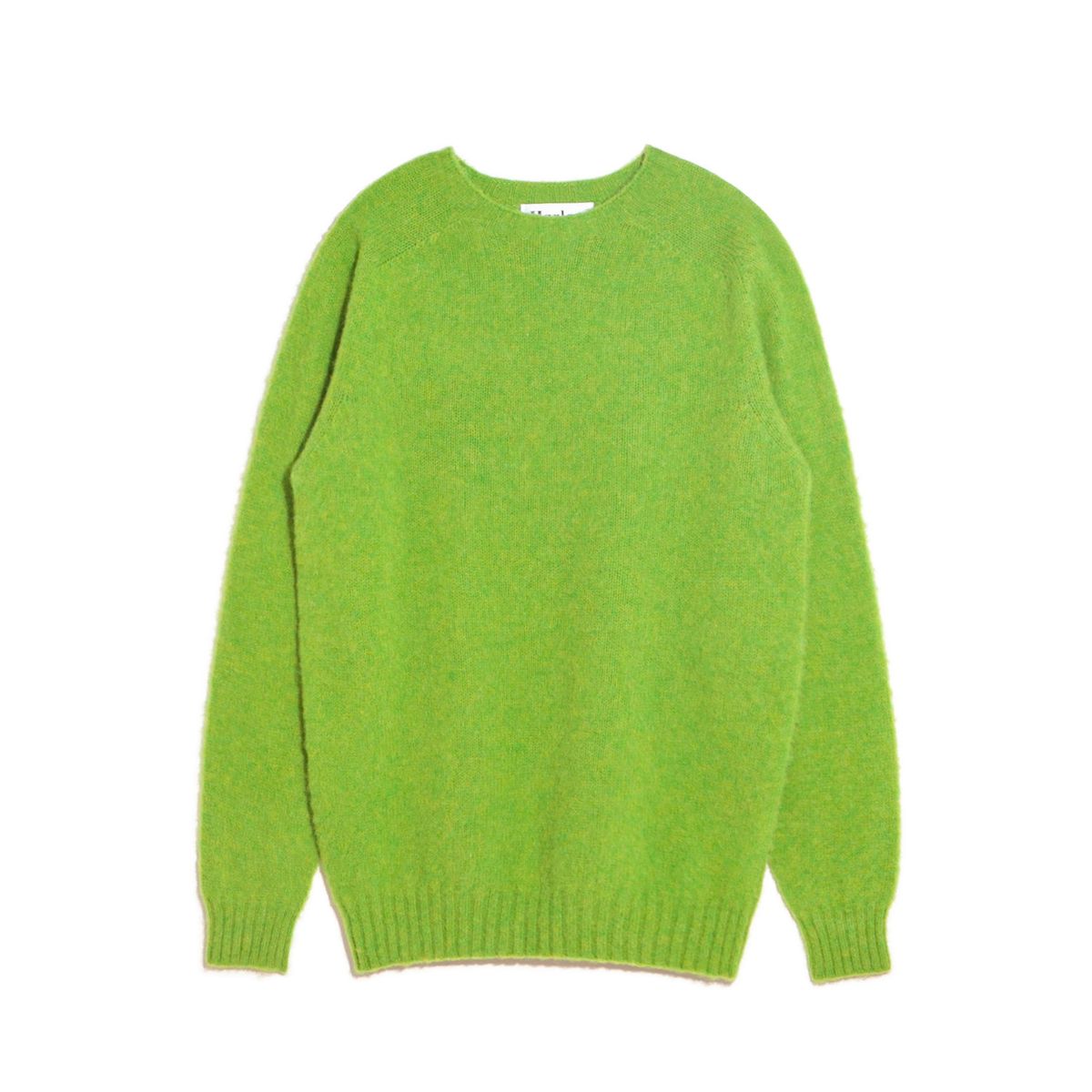 할리 오브 스코틀랜드(HARLEY OF SCOTLAND) Shaggy Dog Crew Neck Sweater - Garden Leaf