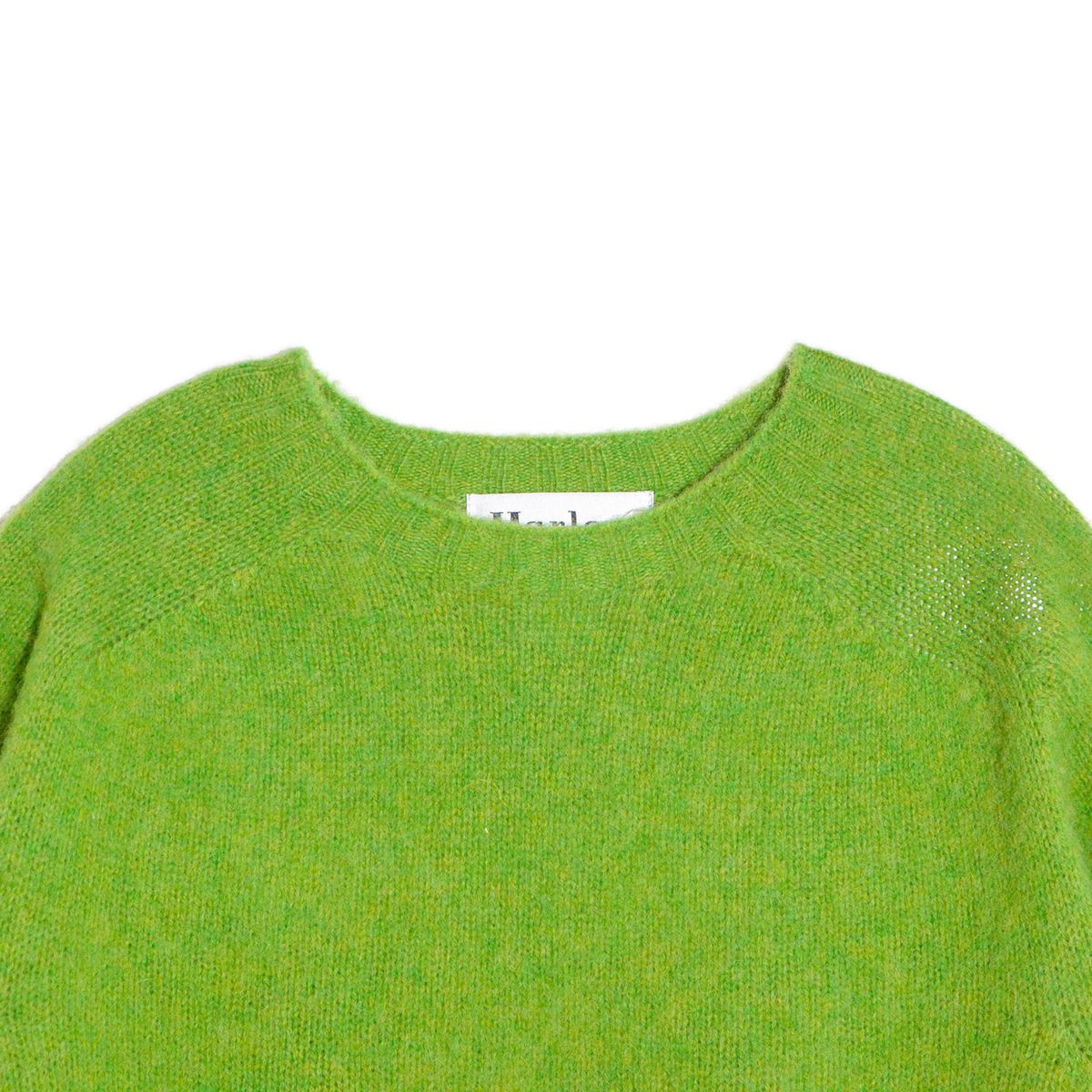 할리 오브 스코틀랜드(HARLEY OF SCOTLAND) Shaggy Dog Crew Neck Sweater - Garden Leaf