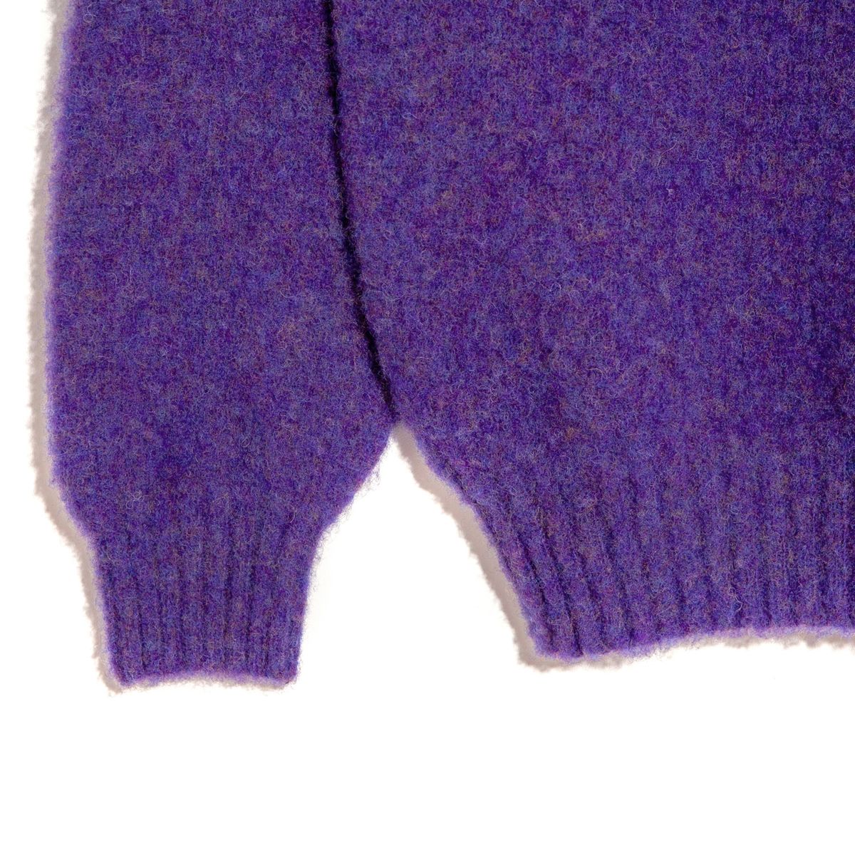 할리 오브 스코틀랜드(HARLEY OF SCOTLAND) Shaggy Dog Crew Neck Sweater - Royal Violet
