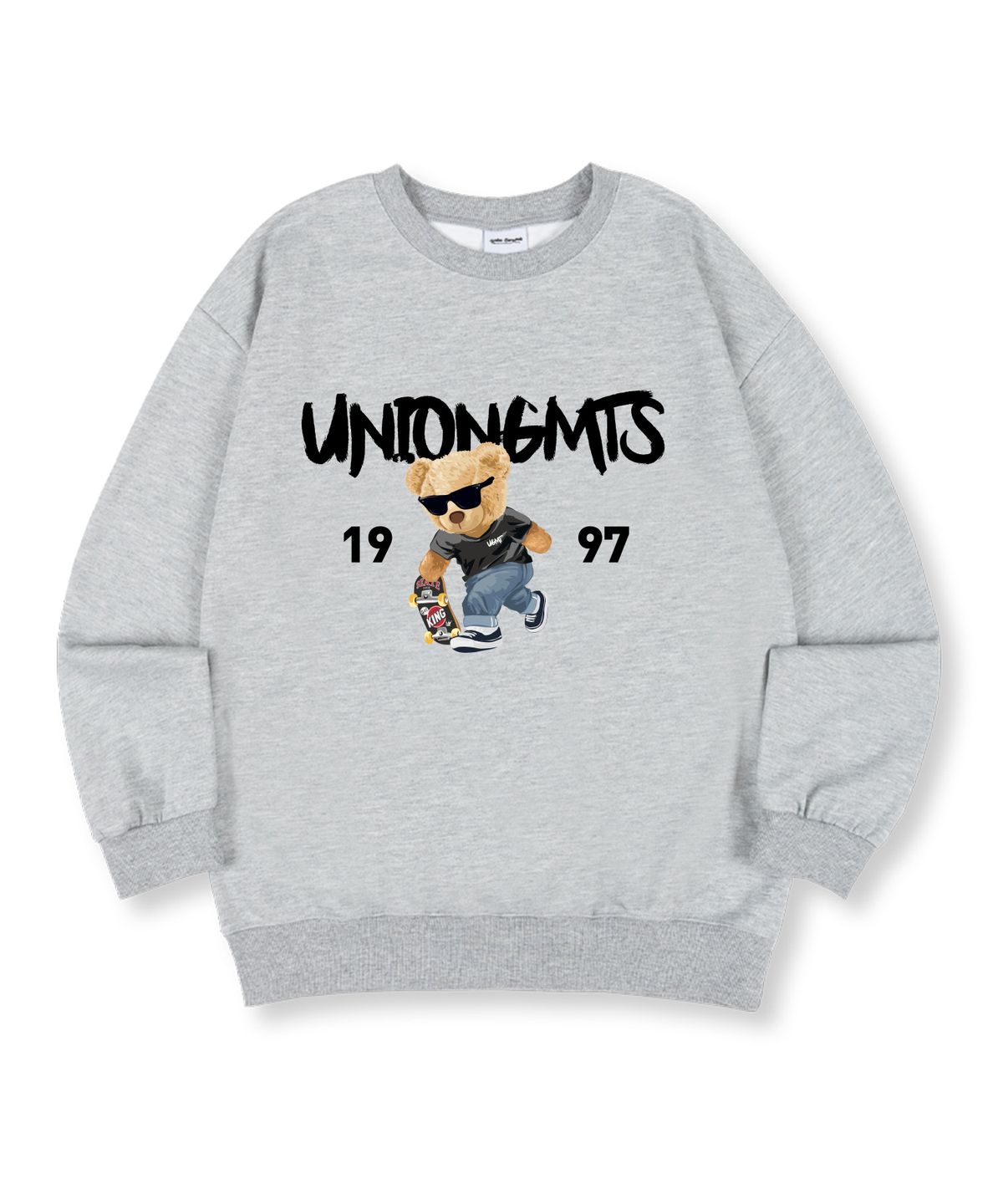 유니온가먼츠(UNION GARMENTS) 1997스케이트베어 특양면 오버핏 맨투맨 티셔츠 4 COLOR