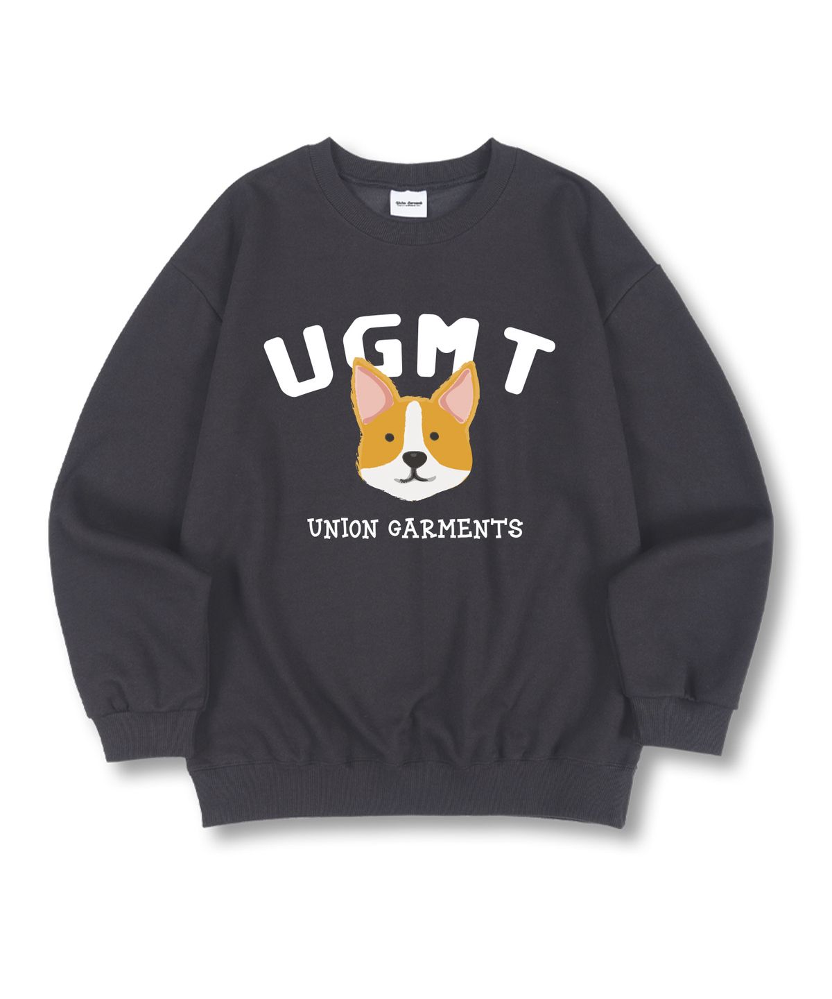 유니온가먼츠(UNION GARMENTS) UGMT코기 특양면 오버핏 맨투맨 티셔츠 4 COLOR