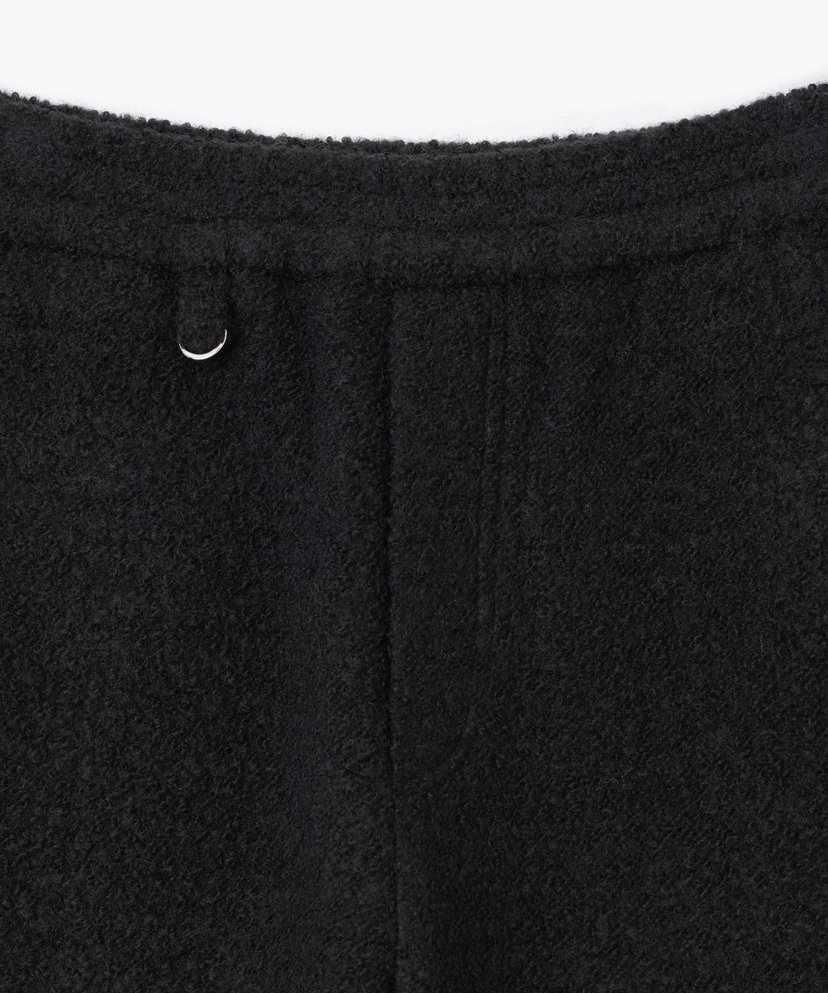 밀로 우먼(MILLO WOMEN) 부클 지퍼 트라우저 [블랙]
