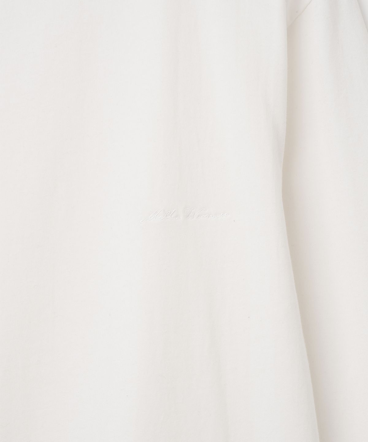 밀로 우먼(MILLO WOMEN) 원 숄더 디스트레스드 티셔츠 [화이트]