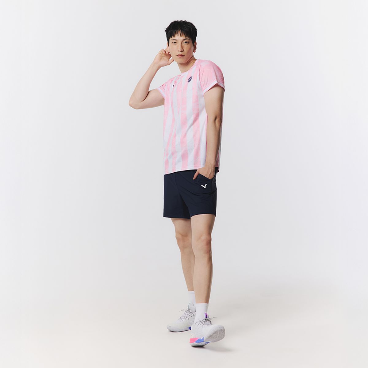 빅터(VICTOR) ANTONSEN EDGE 배드민턴 남녀공용 티셔츠 (T-55091)