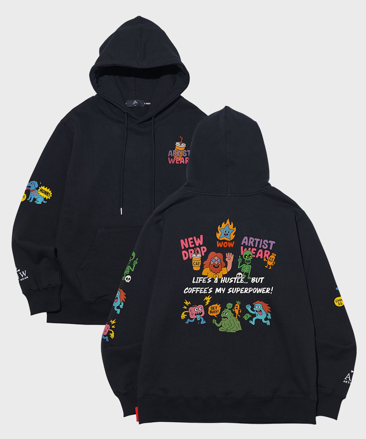 아티스트웨어(ARTISTWEAR) [ATW] 허슬브루 후드티