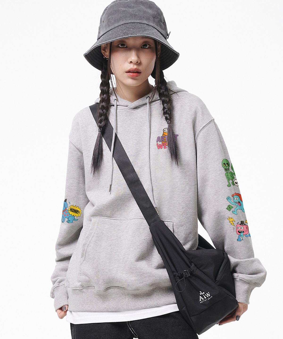 아티스트웨어(ARTISTWEAR) [ATW] 허슬브루 후드티