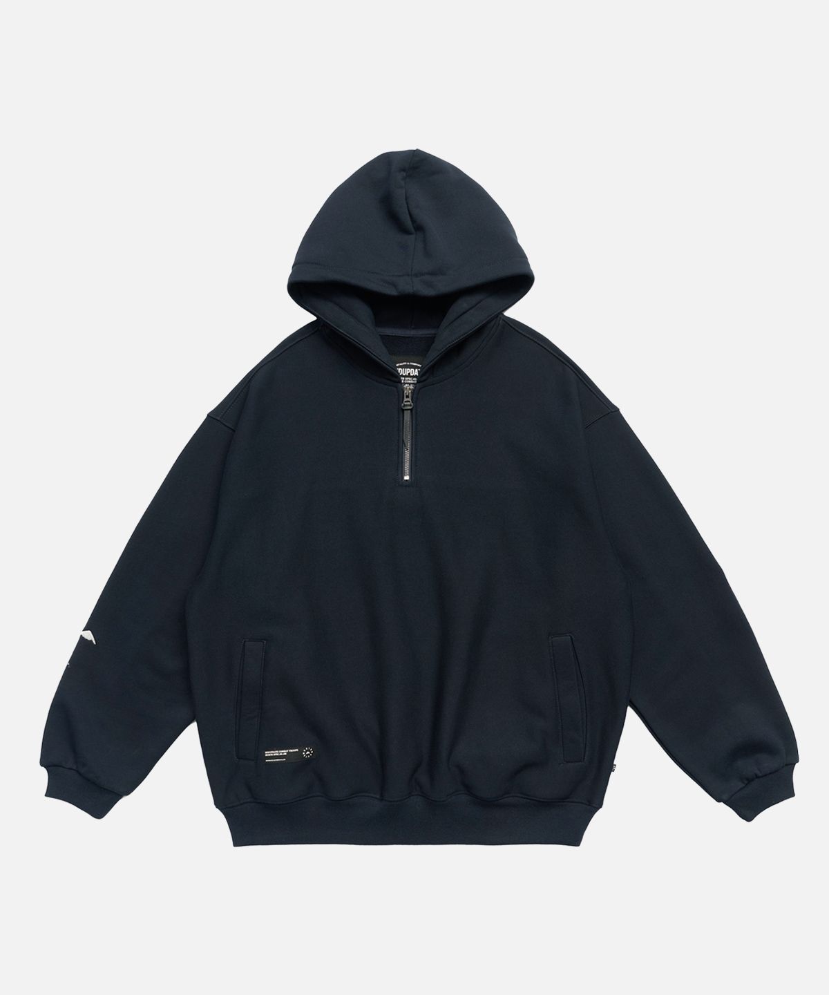 미드업데이트(MIDUPDATE) Classic Half Zip Hoodie_2color