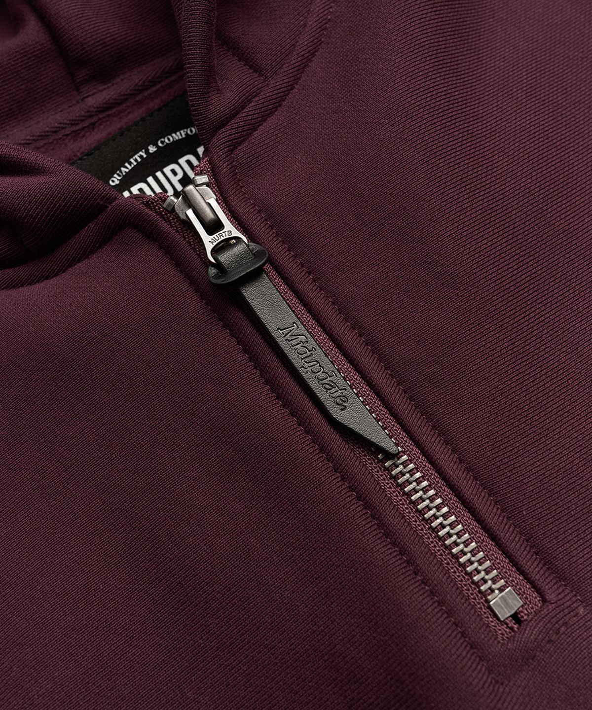 미드업데이트(MIDUPDATE) Classic Half Zip Hoodie_2color