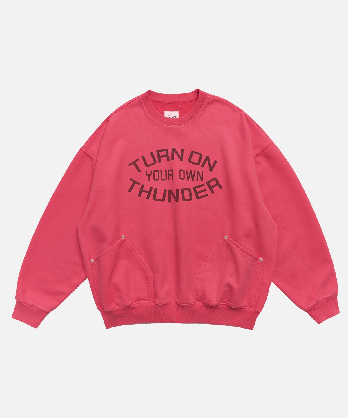 미드업데이트(MIDUPDATE) Front Pocket Sweatshirt_2color