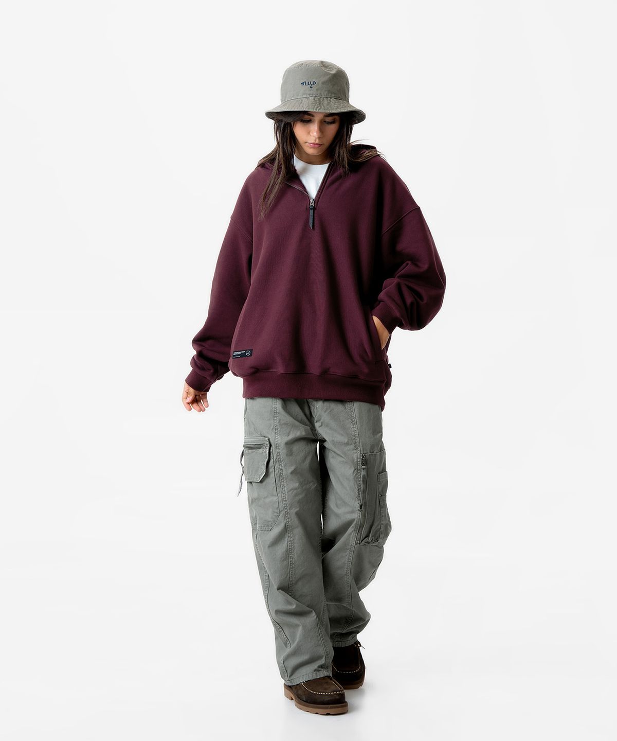 미드업데이트(MIDUPDATE) Vintage Utility Washed Cargo Pants_2color