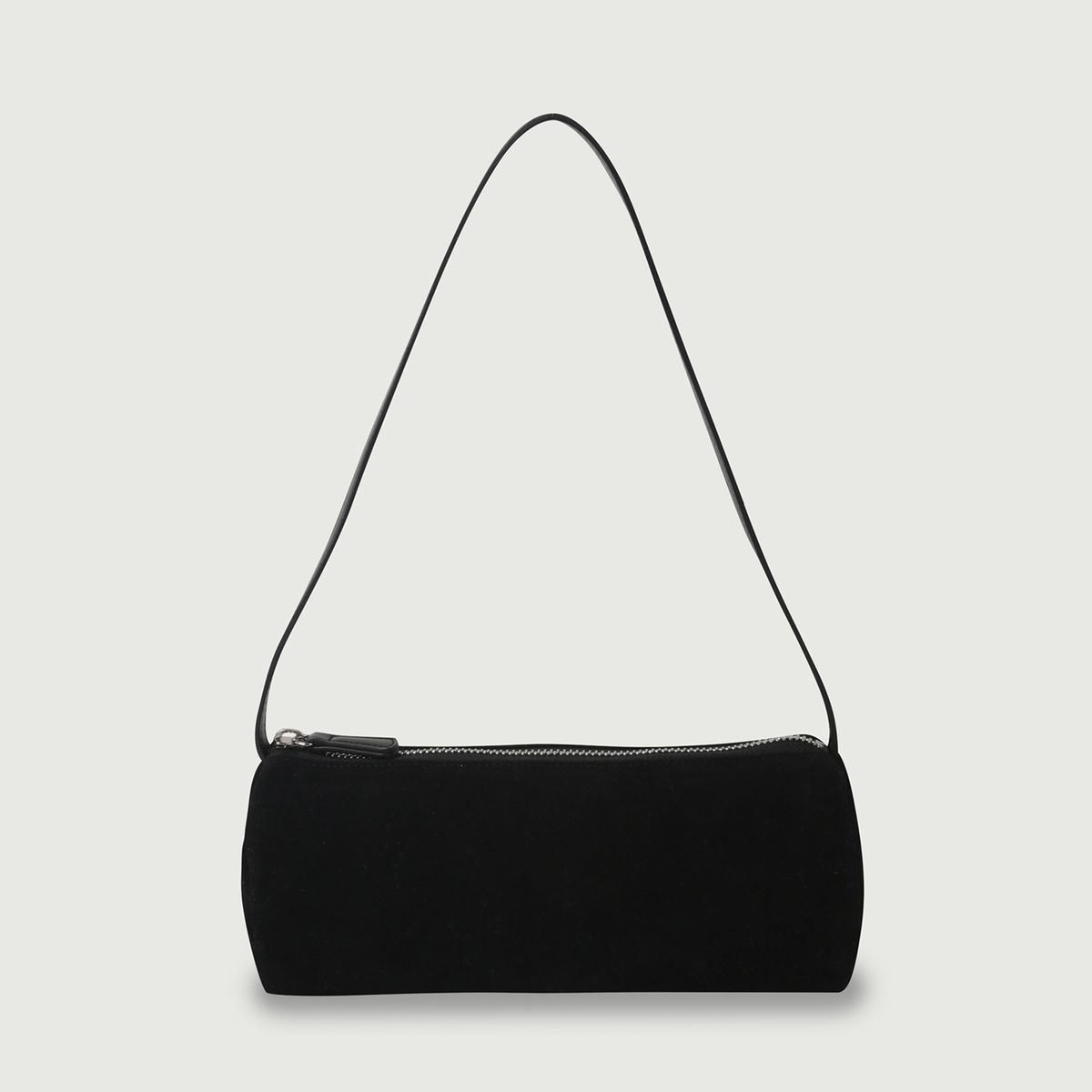 리모네(LEMONE) Tube bag Suede / Black