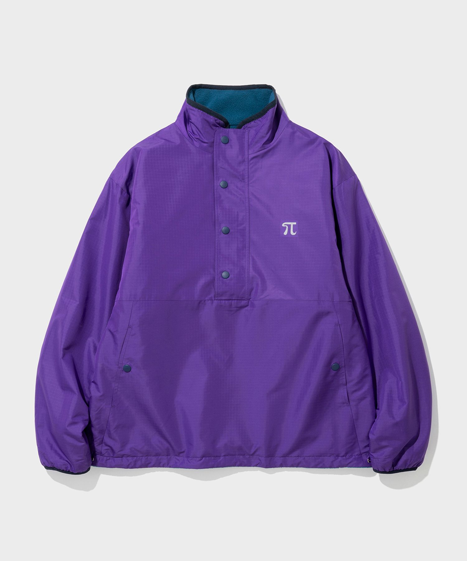 MUSINSA公式 | SHIRTER REVERSIBLE FLEECE JACKET (BLUE GREEN)