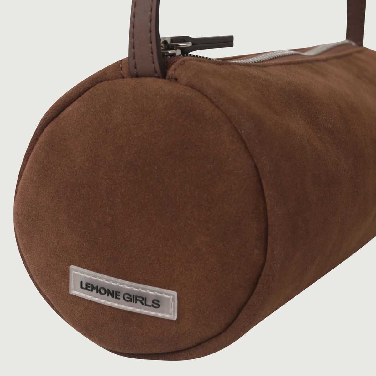 리모네(LEMONE) Tube bag Suede / Brown