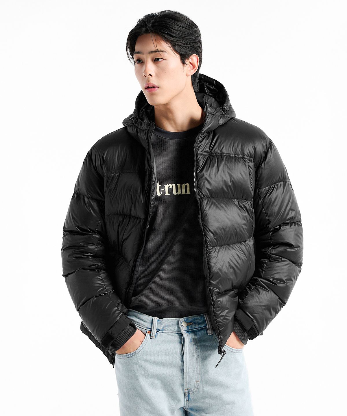 휠라(FILA) 립스탑 후드 다운(FS254DJ01X003001)