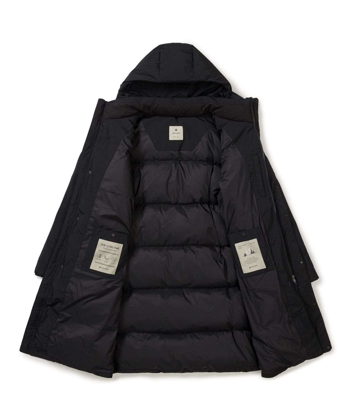 스노우피크 어패럴(SNOWPEAK APPAREL) 시티캠퍼 롱 다운 자켓 (S25WMGDJ66) Black