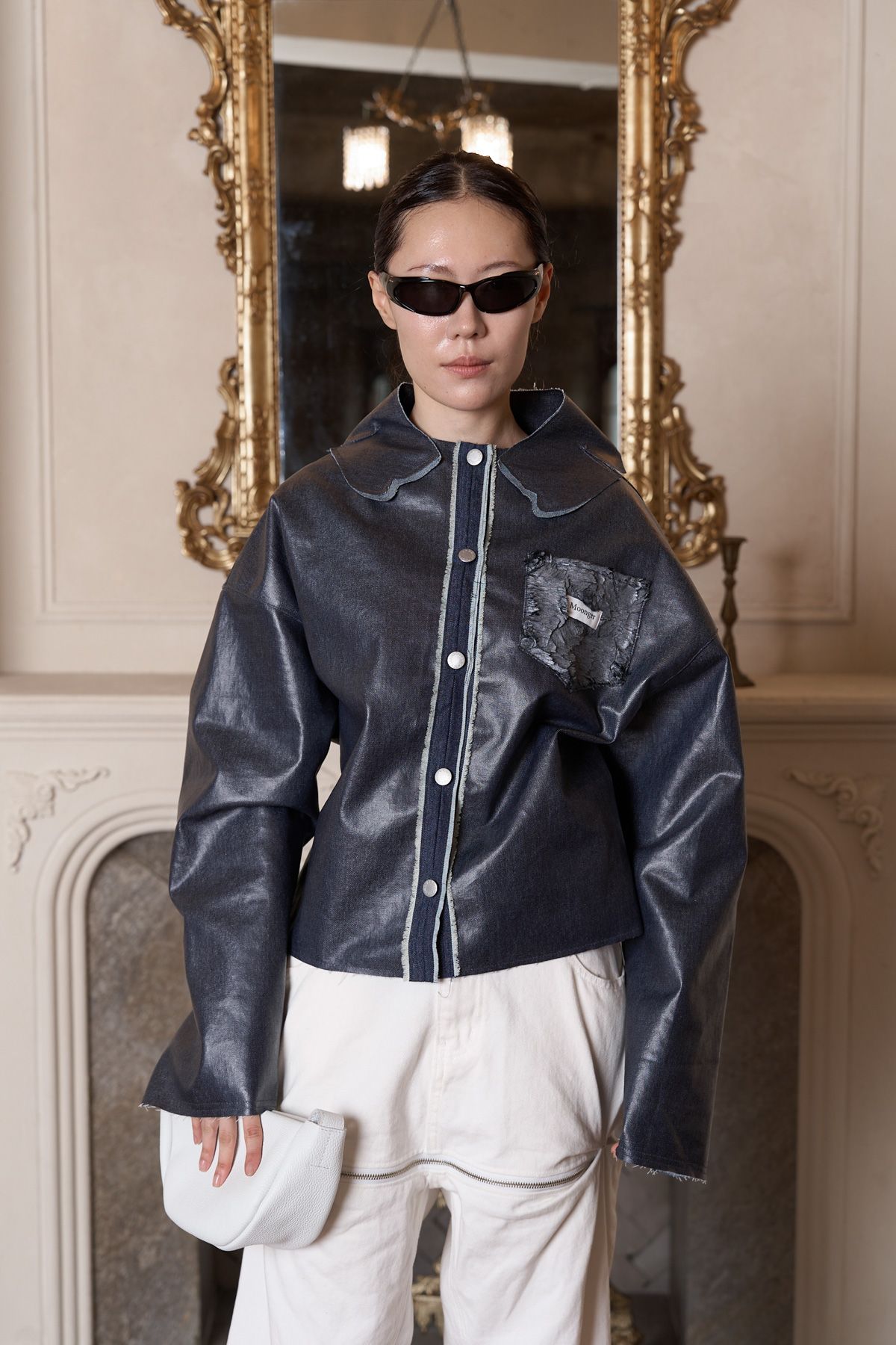 뭉제르(MOONGER) Paris 36M Denim Jacket