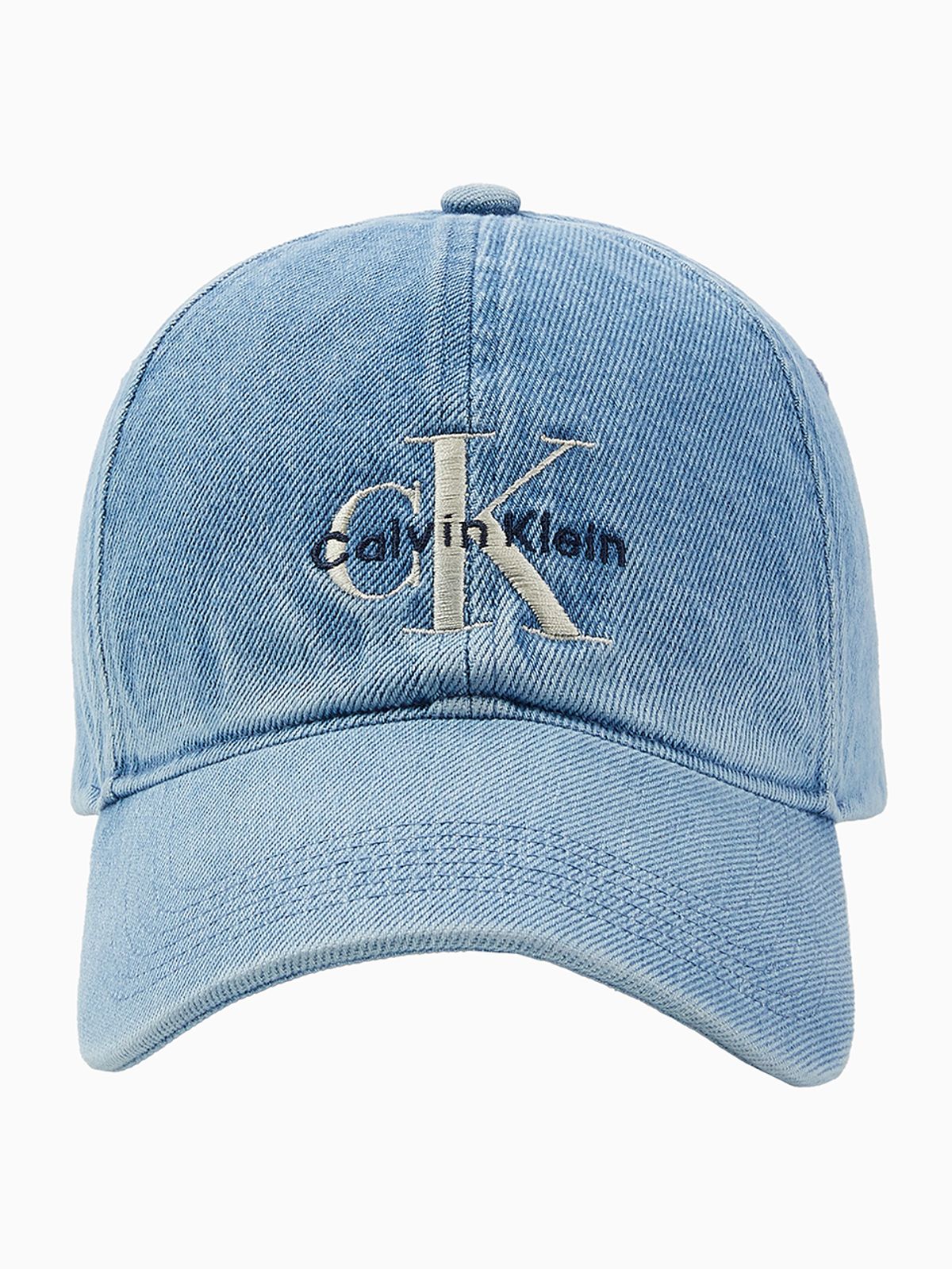 캘빈클라인 진(CALVIN KLEIN JEANS) CKJ 모노그램 데님 엠브로이더리 볼캡 4G5007G VHJ
