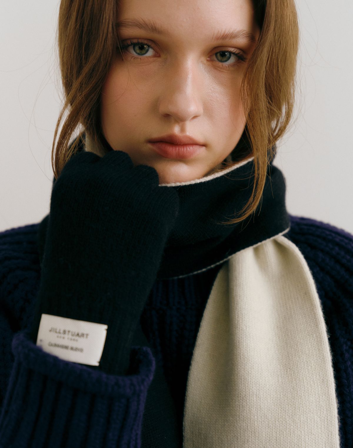 질스튜어트액세서리(JILLSTUART ACC) [머플러] 리본 울캐시미어혼방 머플러 2color