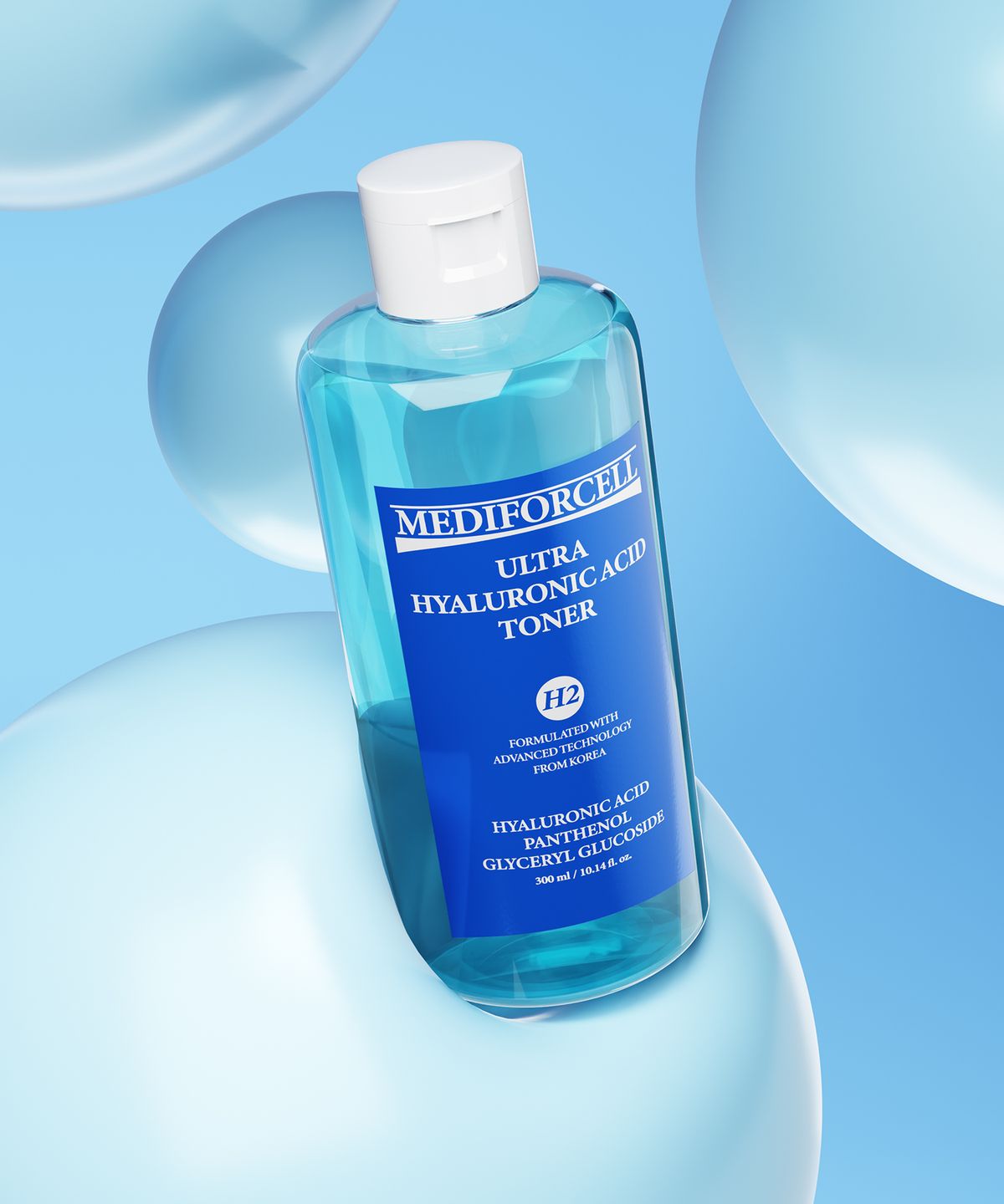 메디포셀(MEDIFORCELL) [2종세트] 울트라 히알루론산 크림 100ml + 토너 300ml