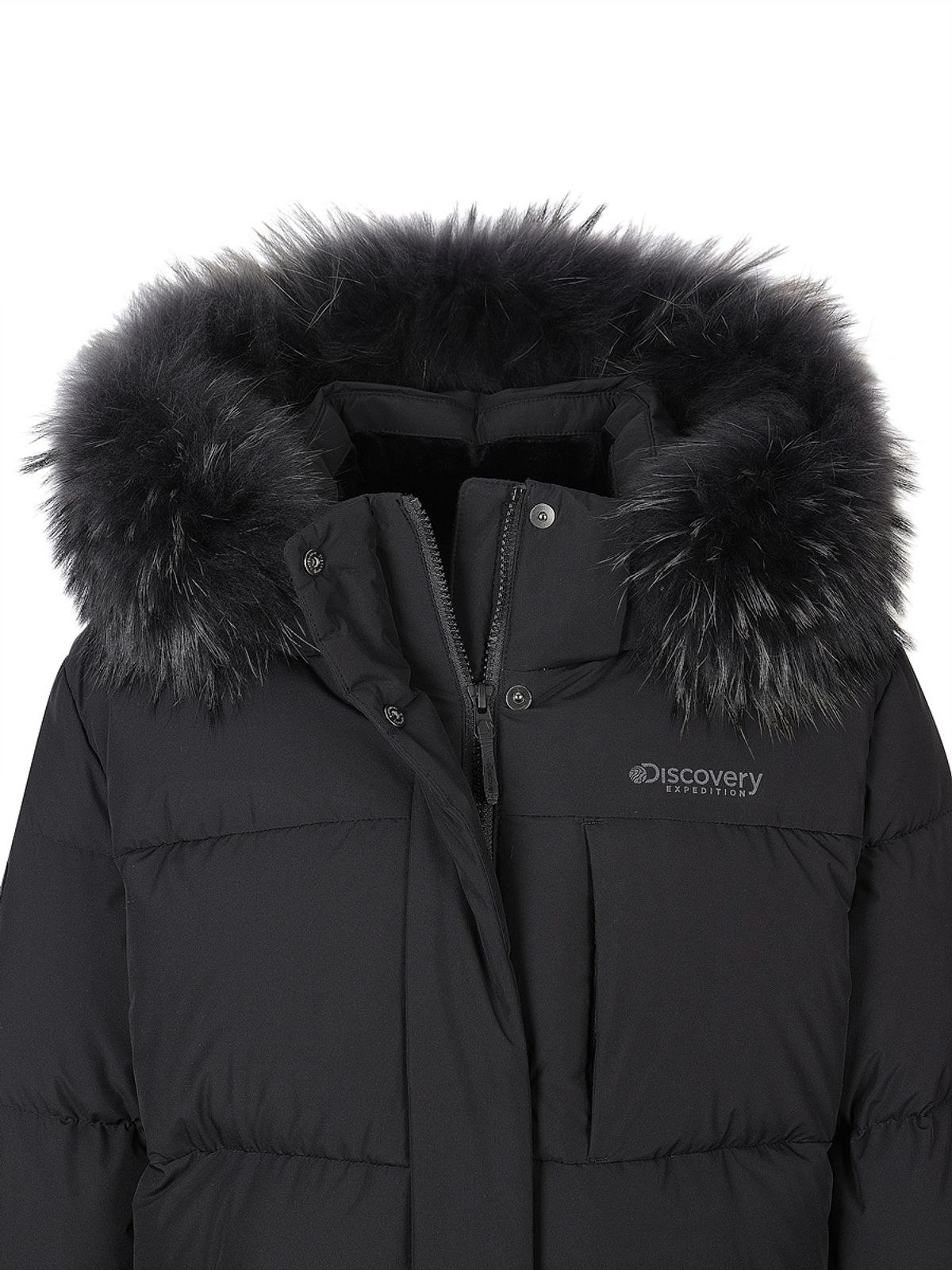 디스커버리 익스페디션(DISCOVERY EXPEDITION) 여성 고쉬 구스다운 롱패딩 (BLACK)