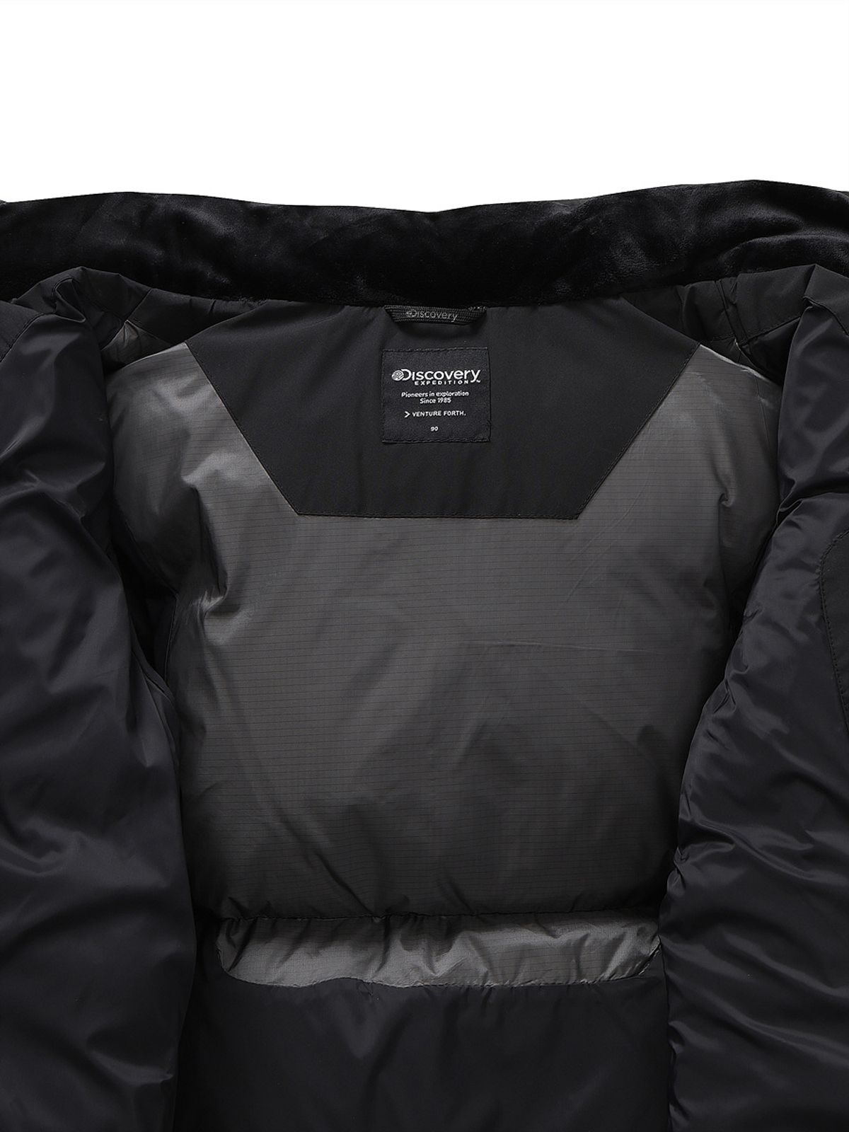 디스커버리 익스페디션(DISCOVERY EXPEDITION) 여성 고쉬 구스다운 롱패딩 (BLACK)