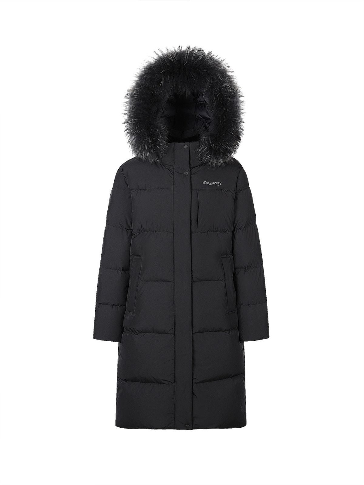 디스커버리 익스페디션(DISCOVERY EXPEDITION) 여성 고쉬 구스다운 롱패딩 (BLACK)