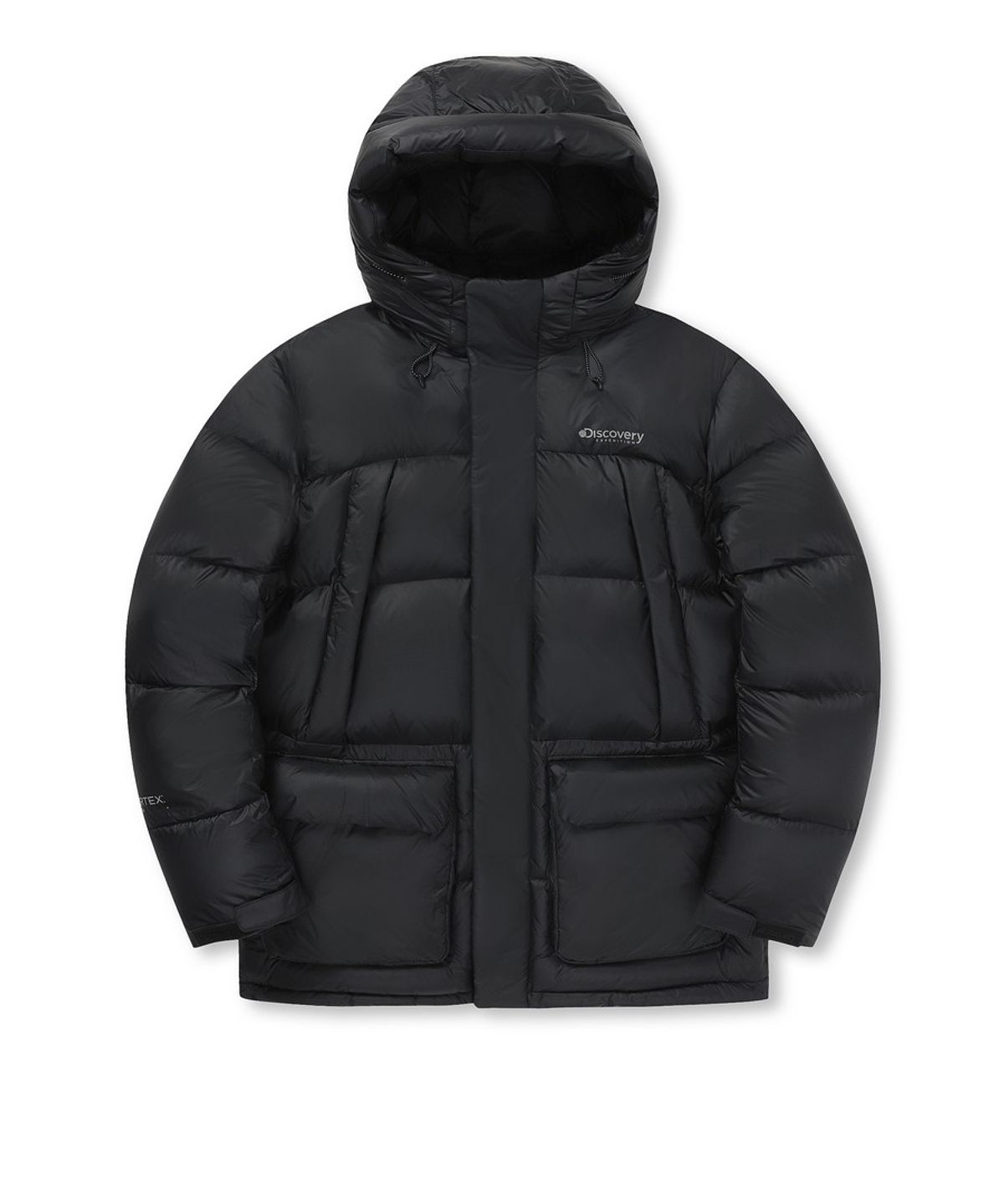 디스커버리 익스페디션(DISCOVERY EXPEDITION) 남성 올버트 퍼텍스 퀀텀 구스다운 미드패딩 (BLACK)