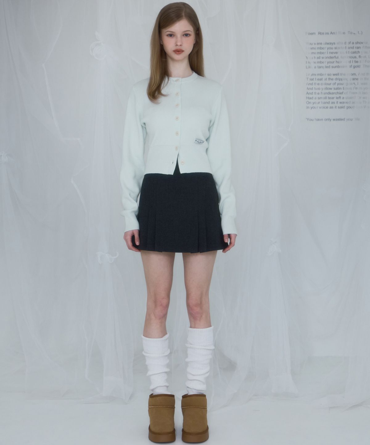 로제프란츠(ROSEFRANTZ) Soft Nut Button Cardigan [Mint]