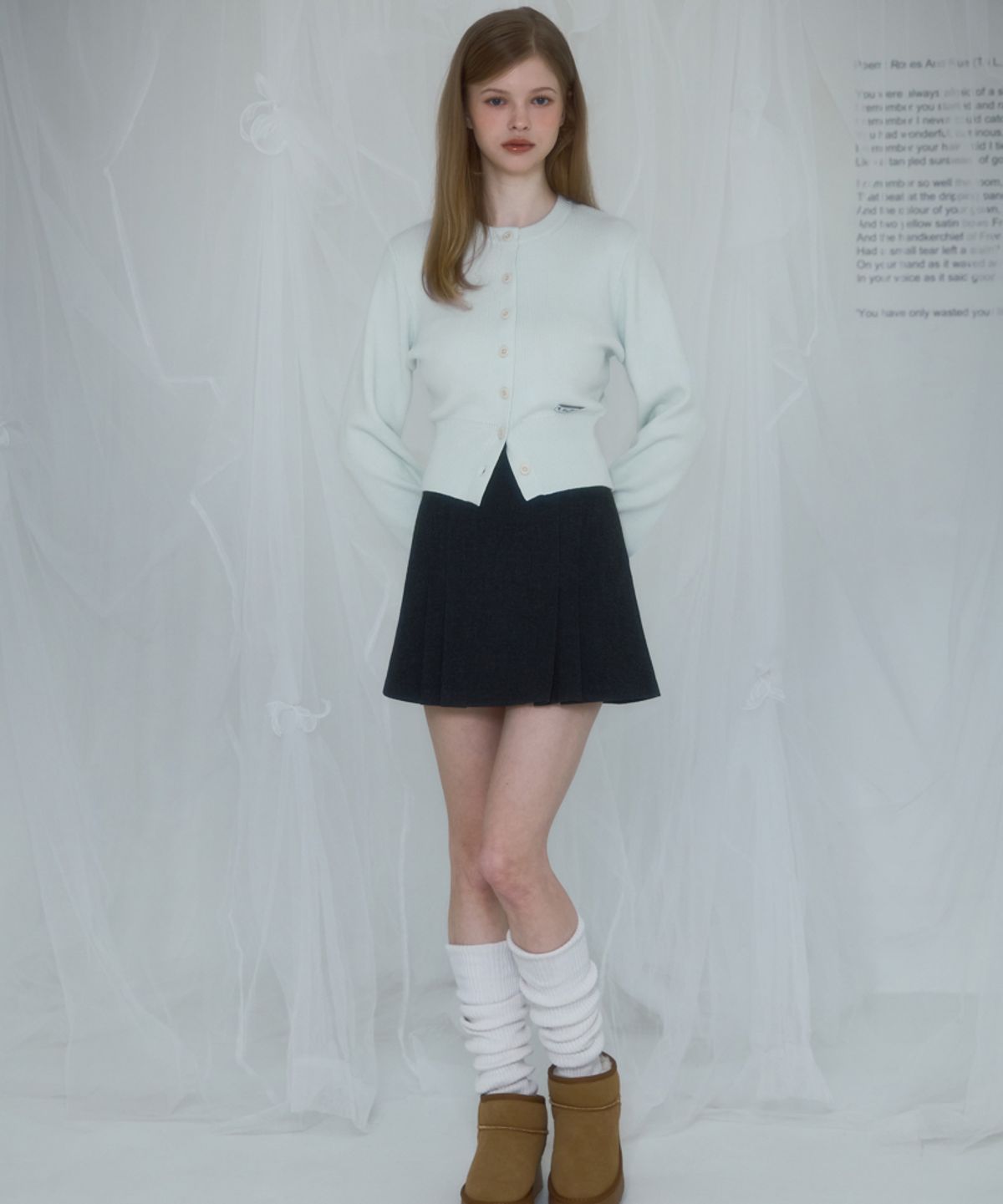 로제프란츠(ROSEFRANTZ) Soft Nut Button Cardigan [Mint]