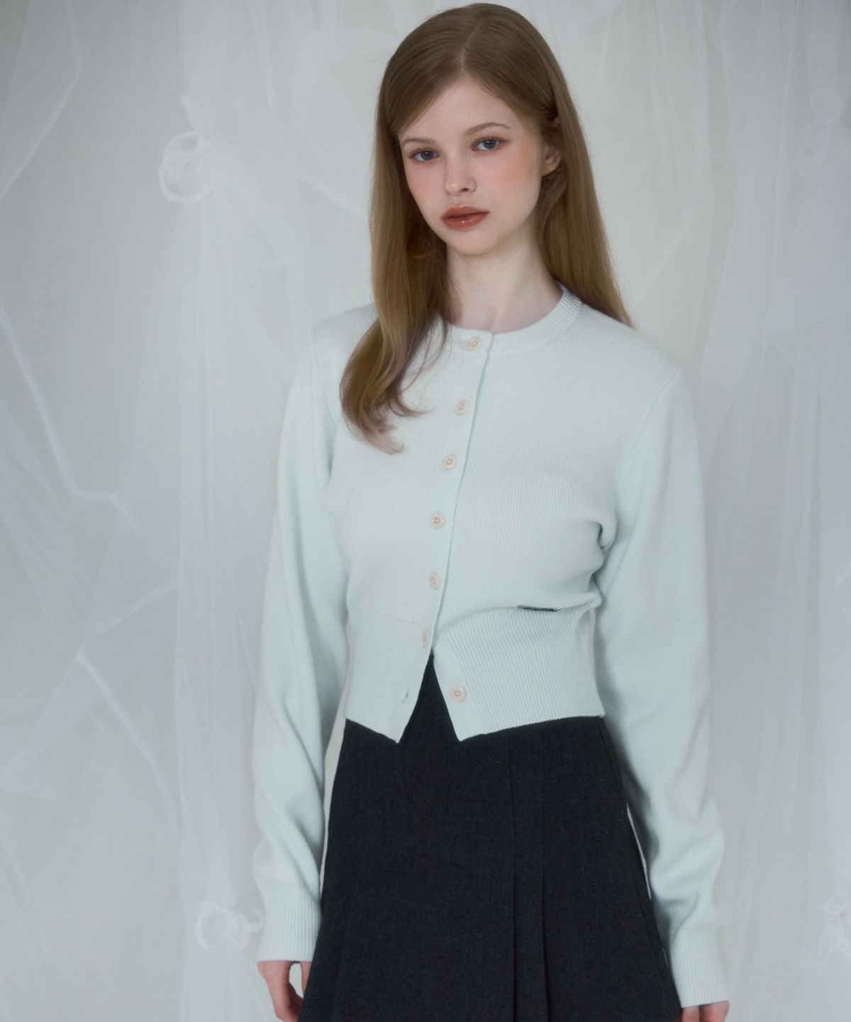 로제프란츠(ROSEFRANTZ) Soft Nut Button Cardigan [Mint]