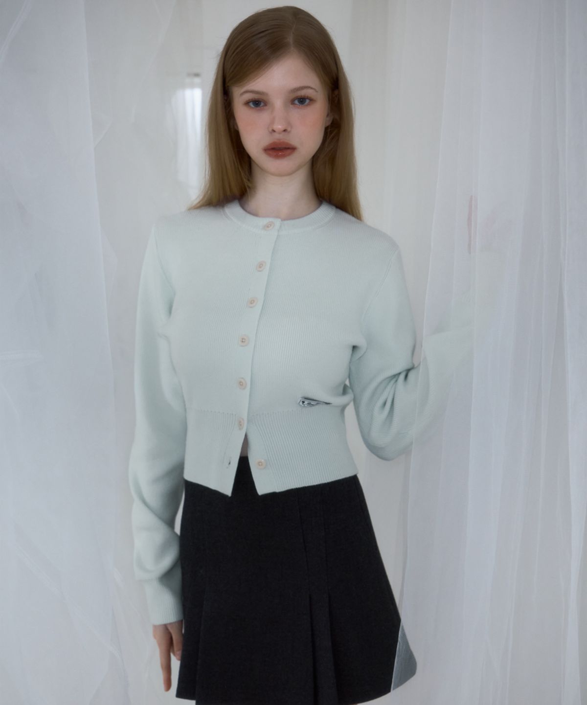 로제프란츠(ROSEFRANTZ) Soft Nut Button Cardigan [Mint]