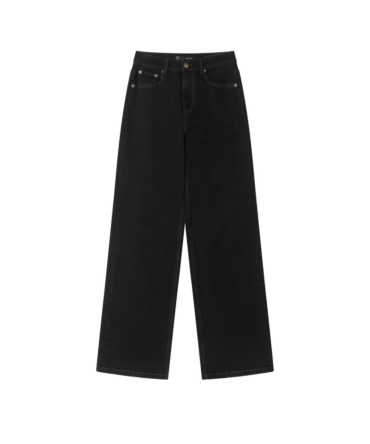 레더리(LEATHERY) 포켓 스티치 스트레이트 데님 팬츠 [BLUE]