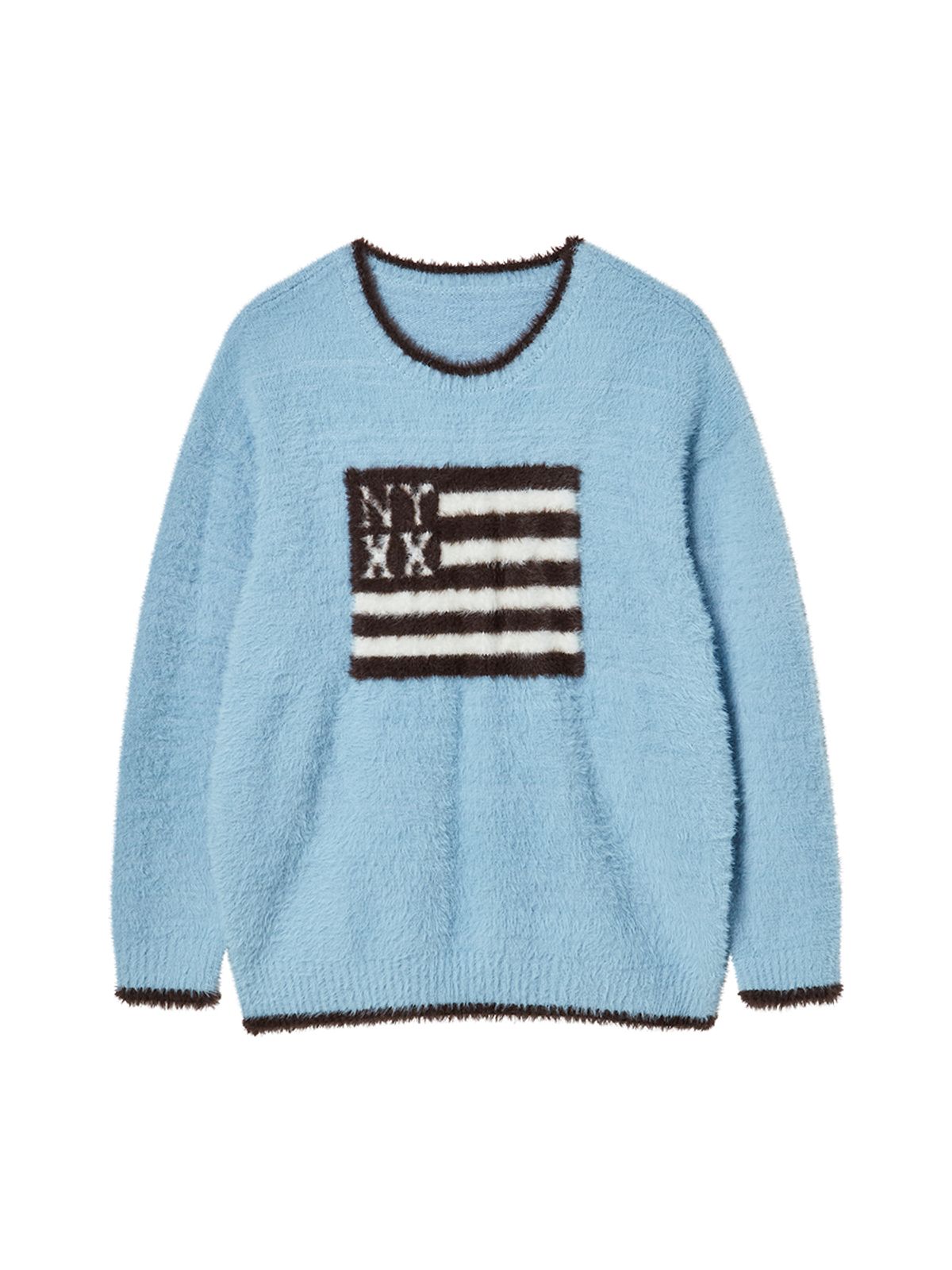 엔와이엑스엑스(NYXX) NYX FLAG KNIT BLUE