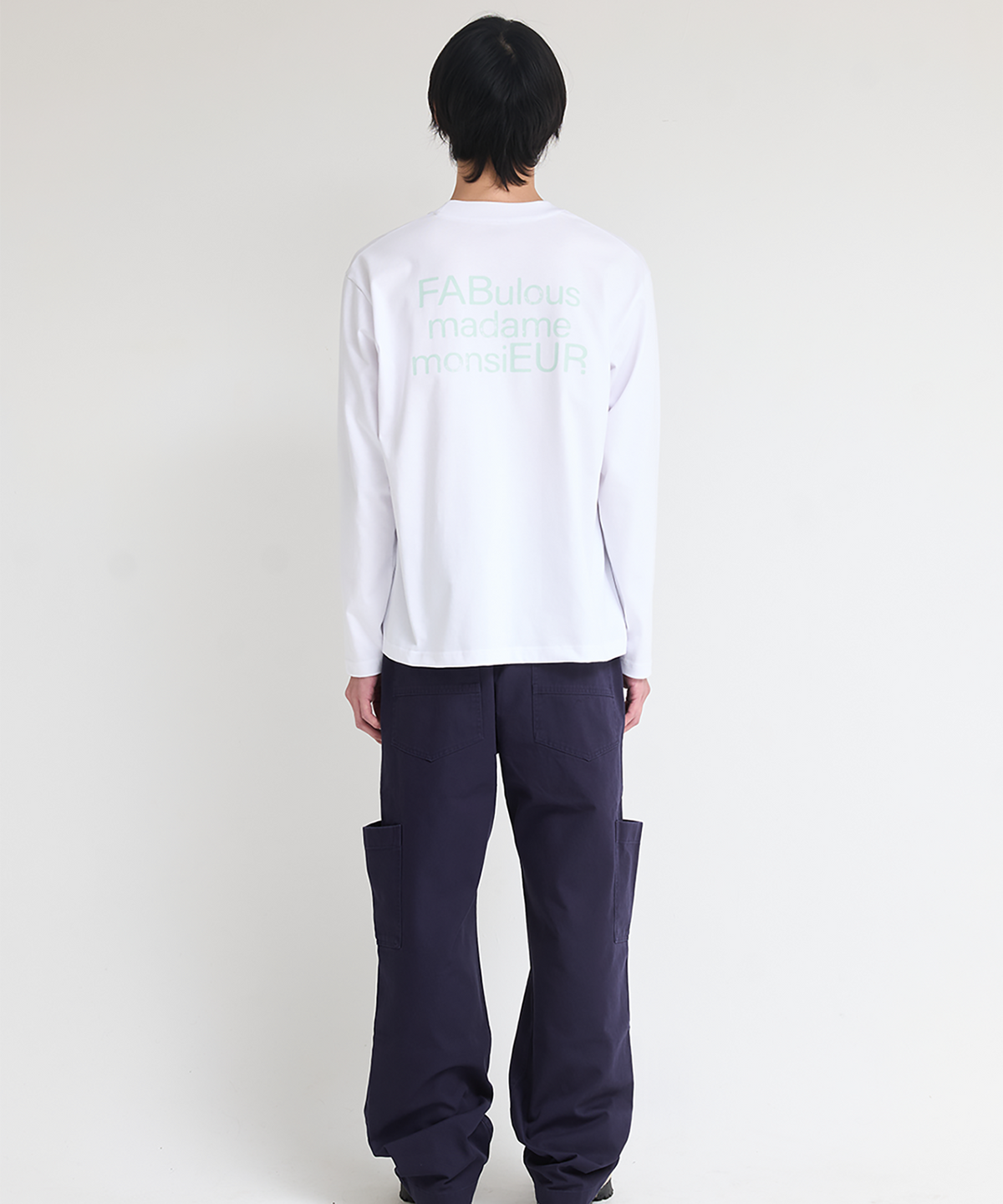 파버(FABEUR) FABEUR LOGO PRINT T-SHIRT (WHITE)