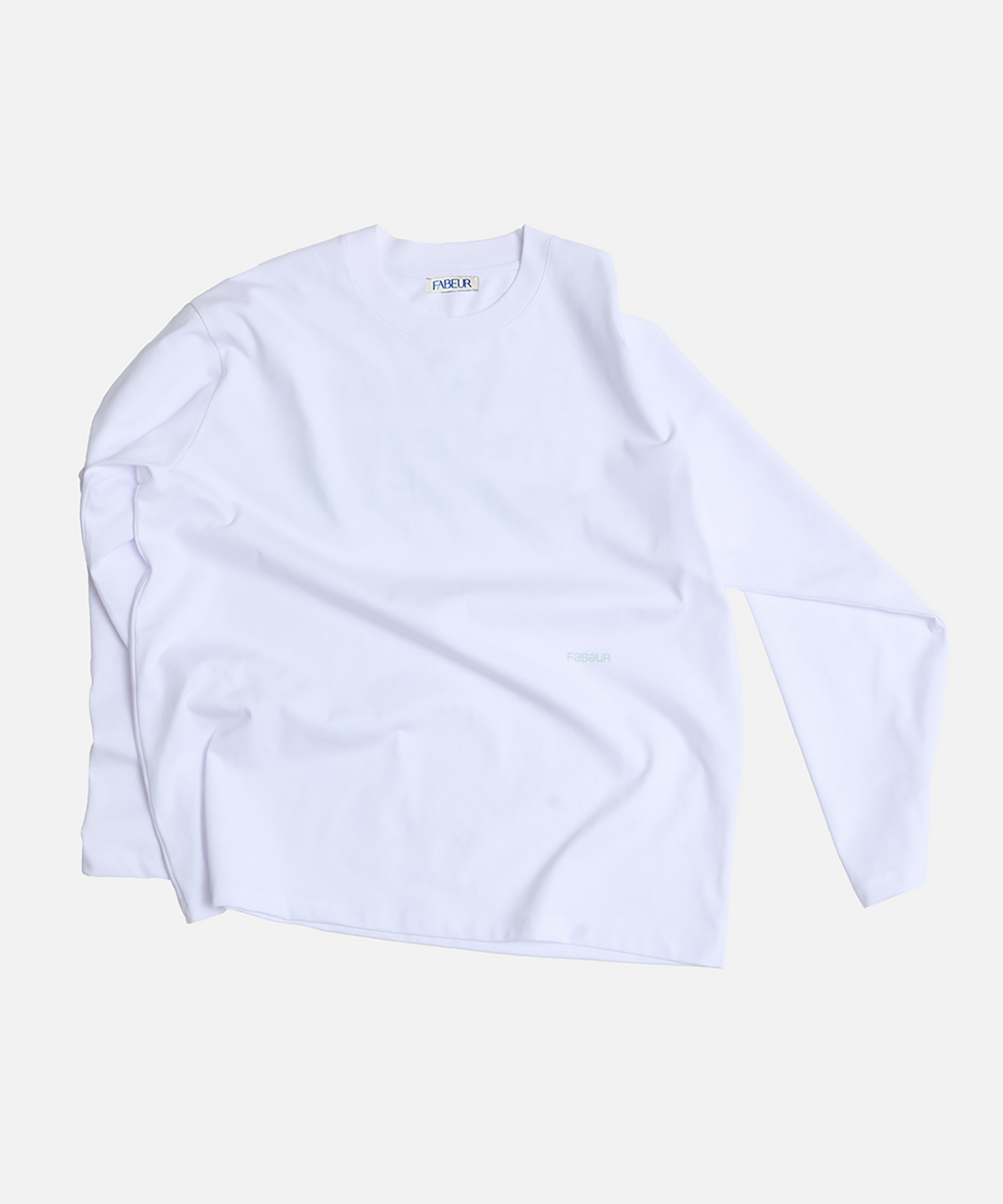 파버(FABEUR) FABEUR LOGO PRINT T-SHIRT (WHITE)