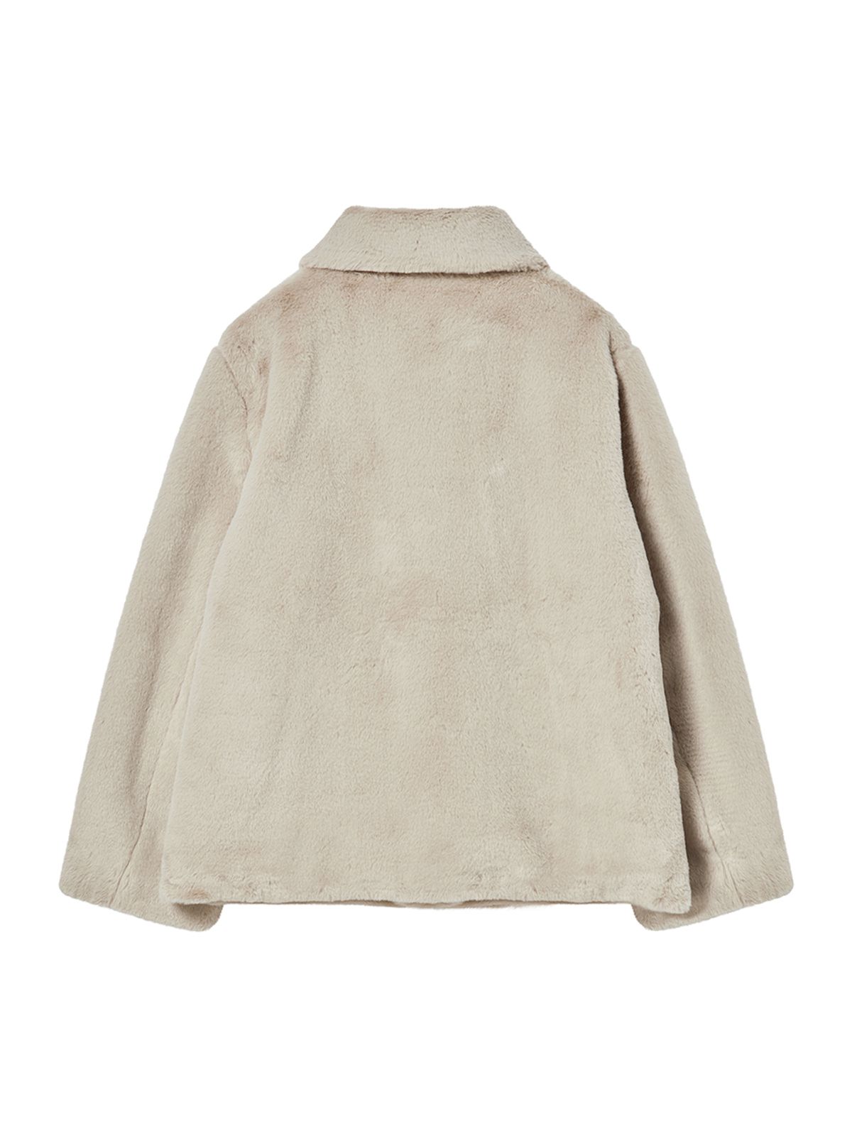 엔와이엑스엑스(NYXX) COLLAR FUR JACKET BEIGE