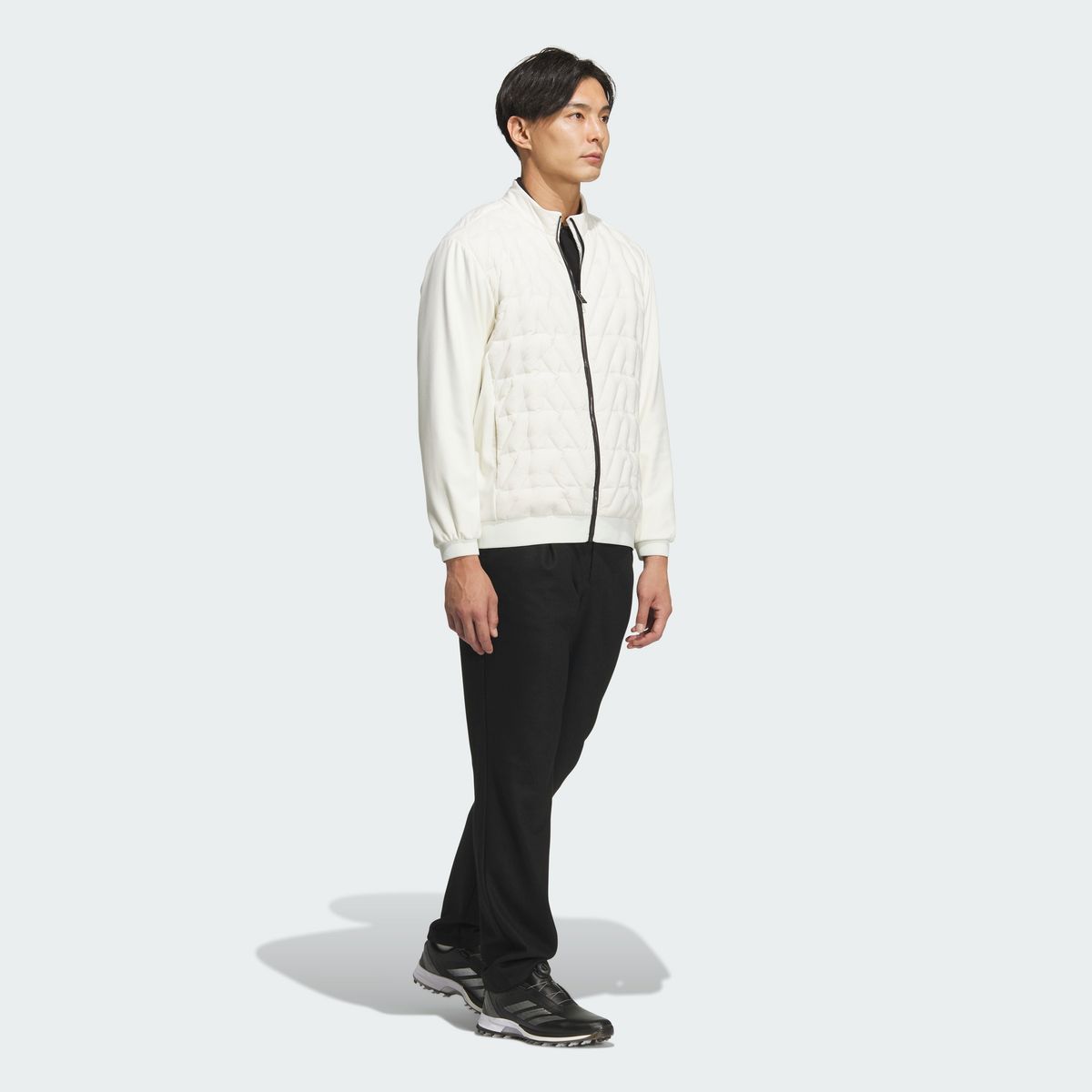 아디다스 골프(ADIDAS GOLF) 하이브리드 전장 지퍼 다운 재킷 JM7139