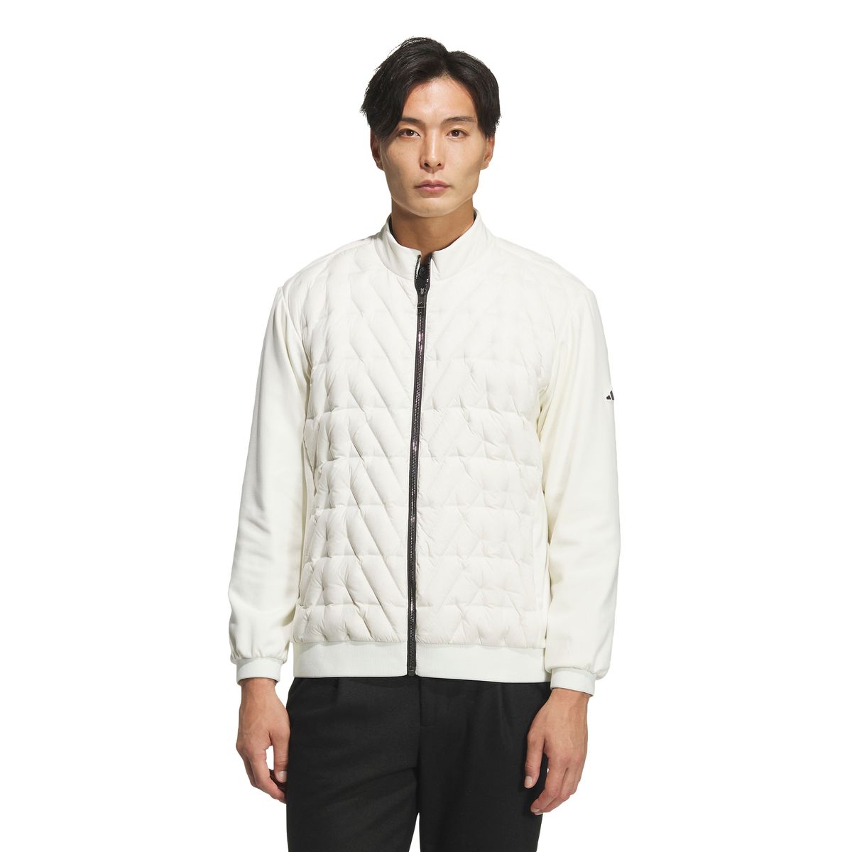 아디다스 골프(ADIDAS GOLF) 하이브리드 전장 지퍼 다운 재킷 JM7139
