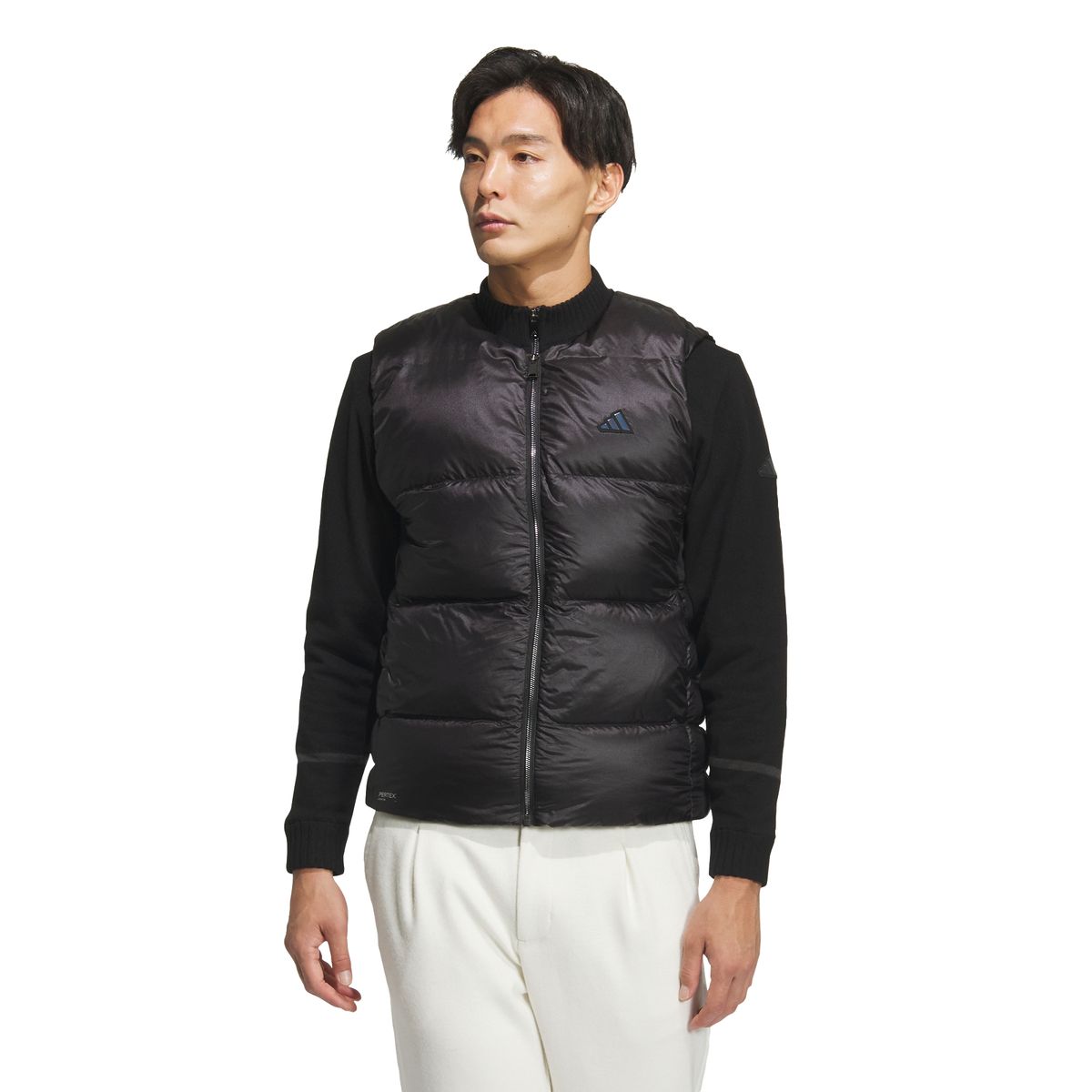 아디다스 골프(ADIDAS GOLF) PERTEX QUANTUM 풀집 다운 베스트 JM7140