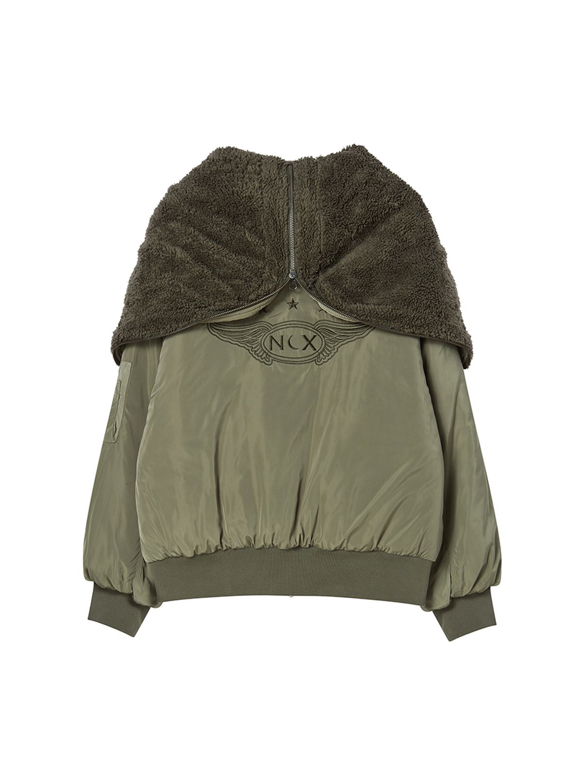엔와이엑스엑스(NYXX) SLIDE BOMBER JACKET KHAKI
