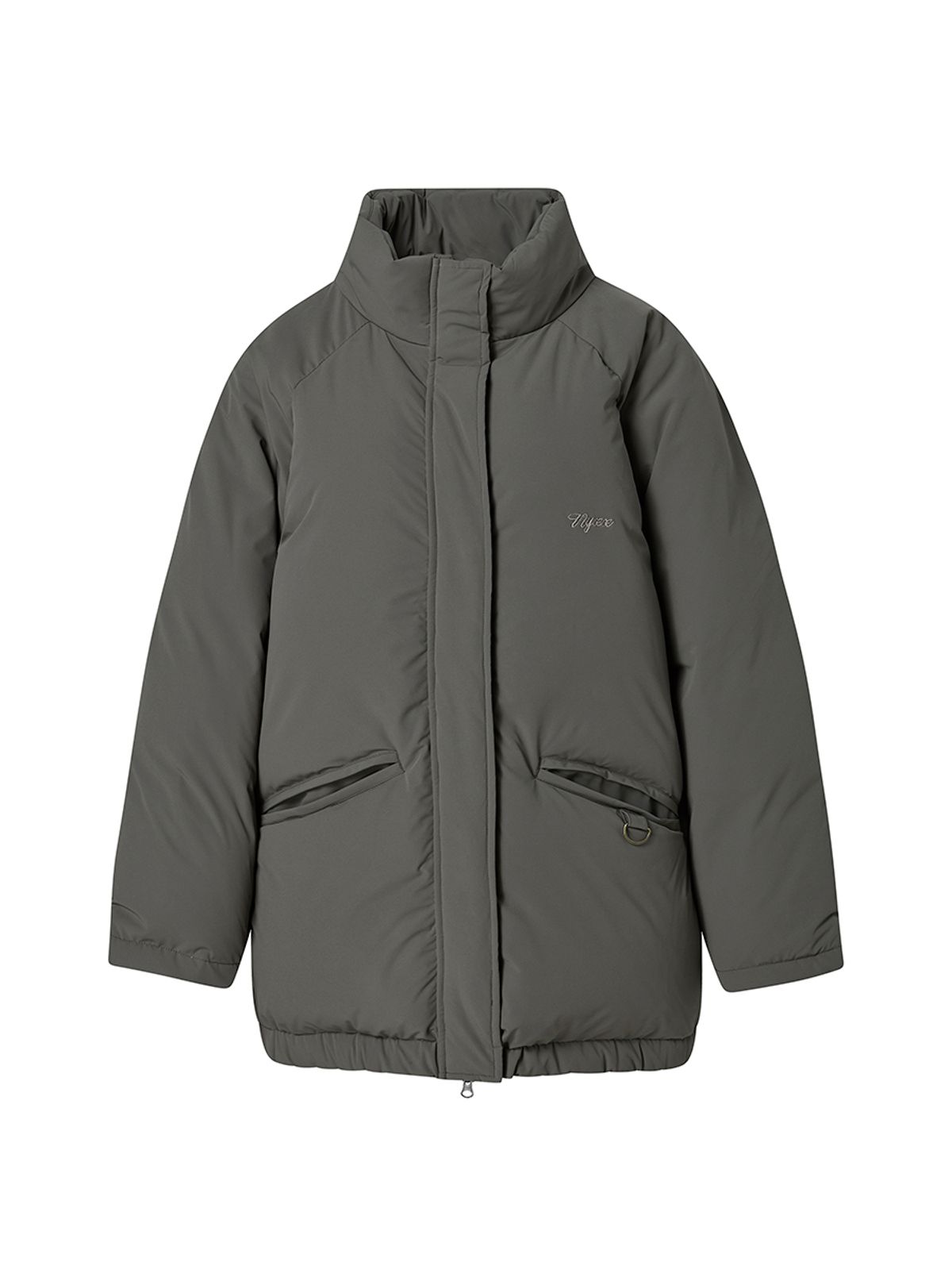 엔와이엑스엑스(NYXX) LONG DOWN PUFFER KHAKI BROWN