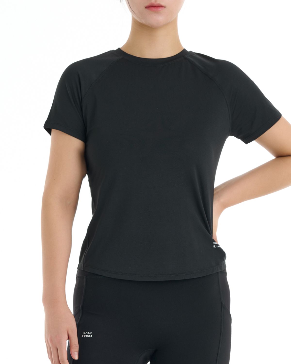 리액티파이(REACTIFY) Women’s Distance T-Shirt Black