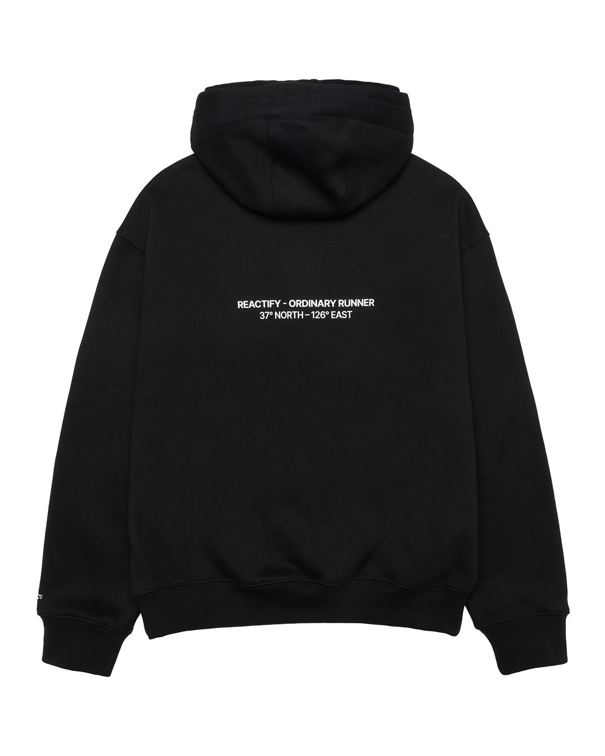 리액티파이(REACTIFY) Men’s Mad for Miles Hoodie Black