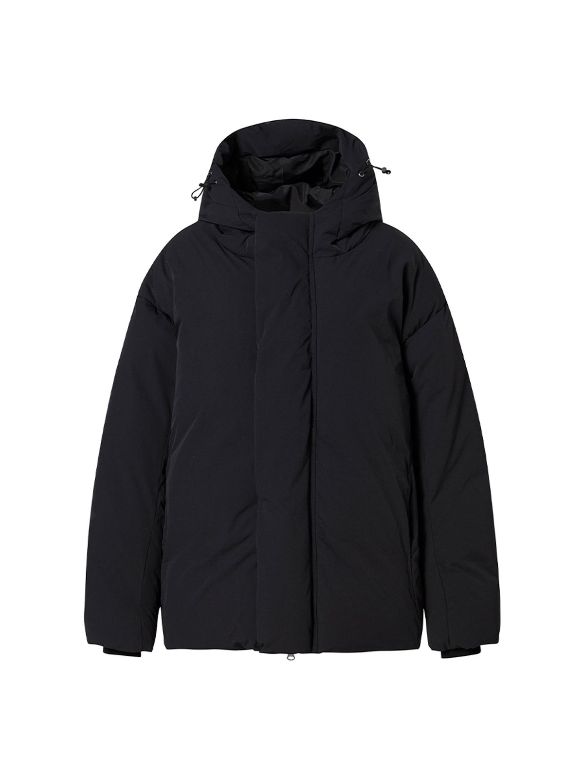 엔와이엑스엑스(NYXX) HOOD DOWN PUFFER BLACK