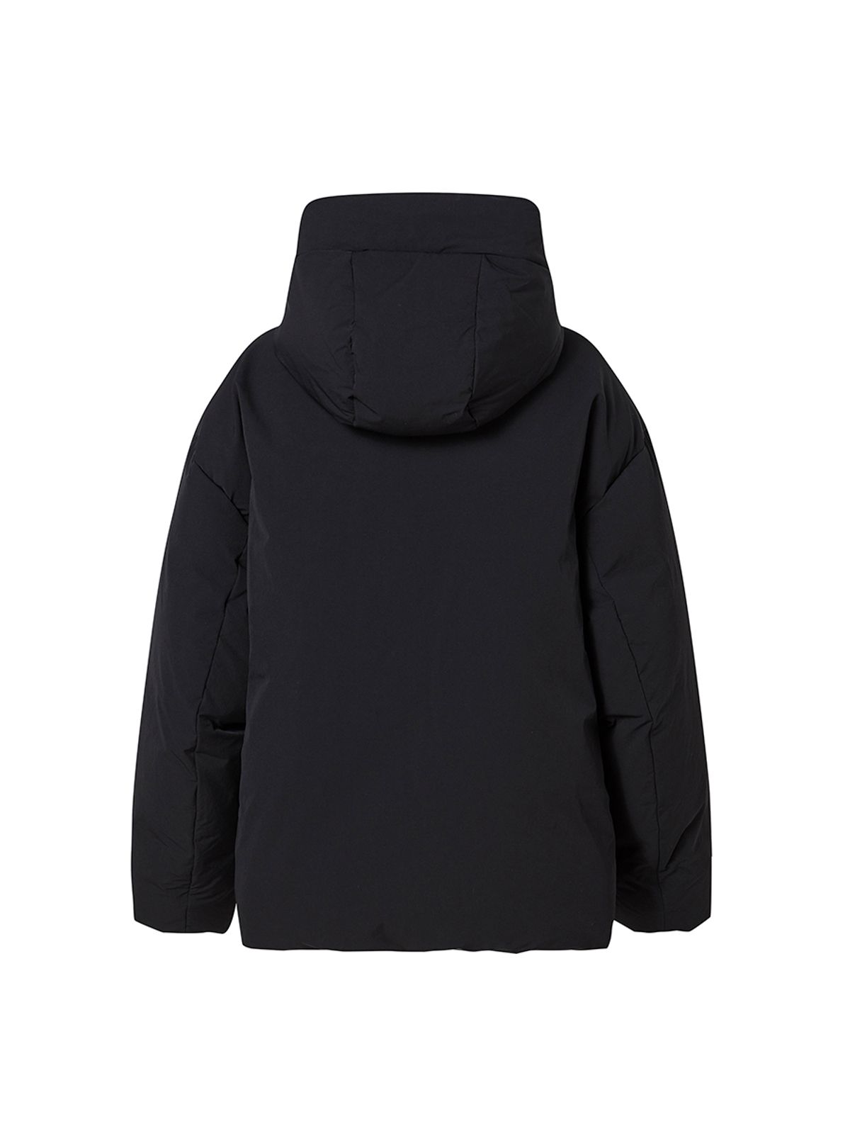 엔와이엑스엑스(NYXX) HOOD DOWN PUFFER BLACK