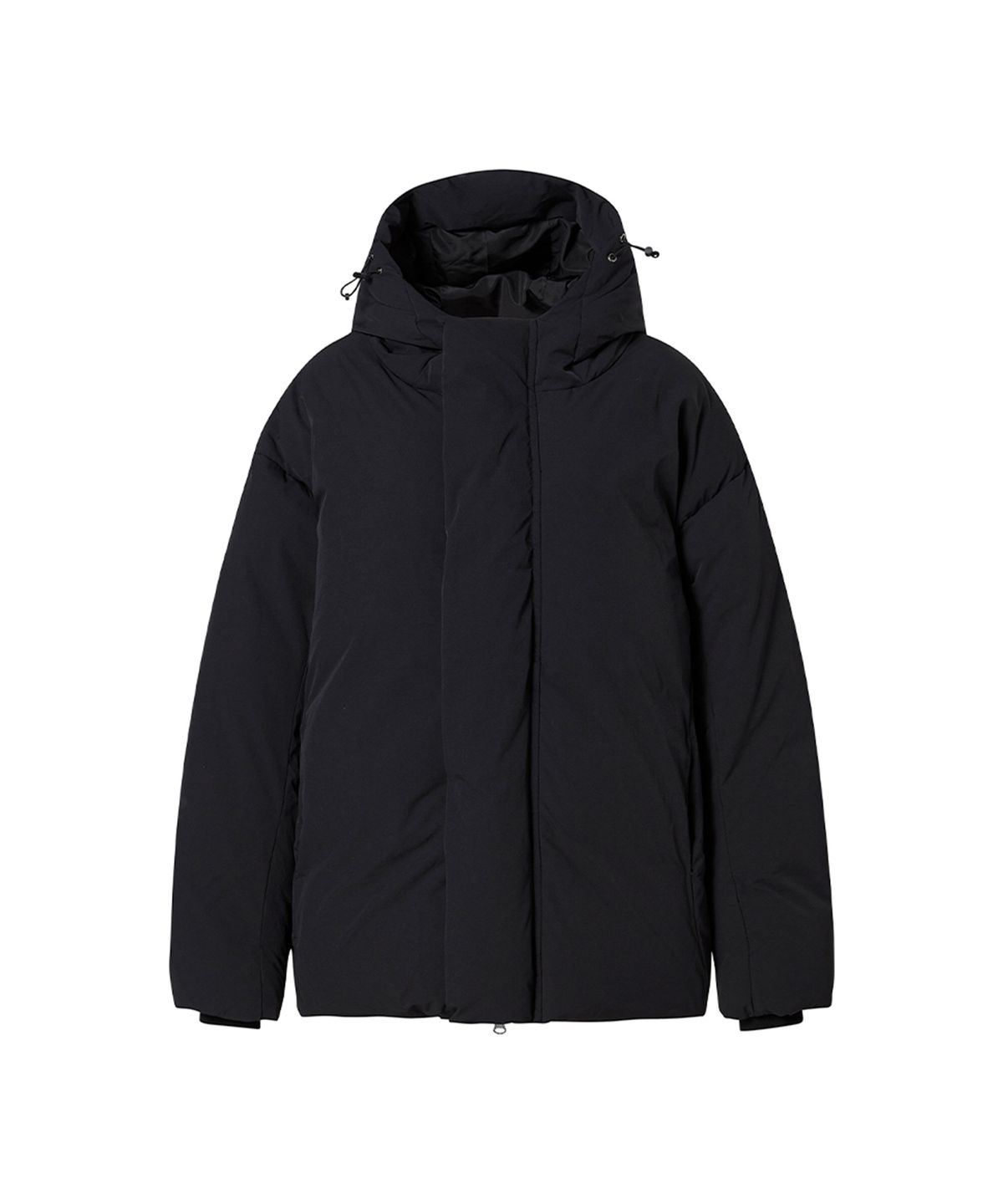 엔와이엑스엑스(NYXX) HOOD DOWN PUFFER BLACK