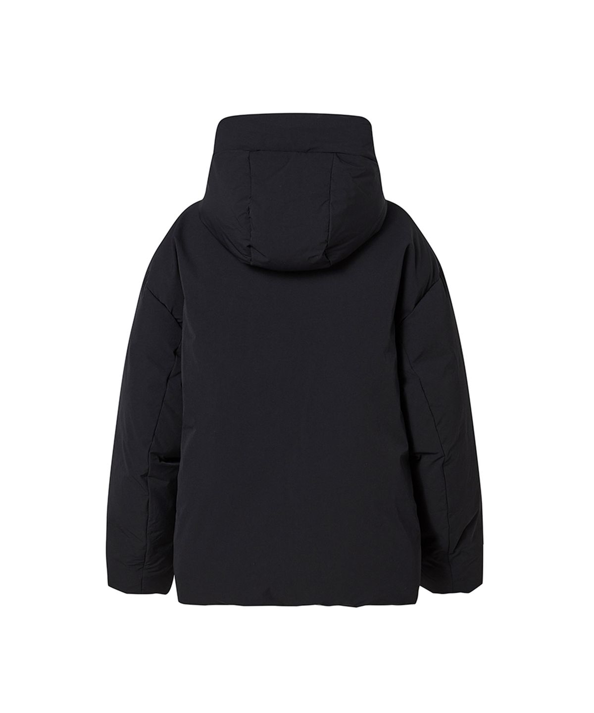 엔와이엑스엑스(NYXX) HOOD DOWN PUFFER BLACK